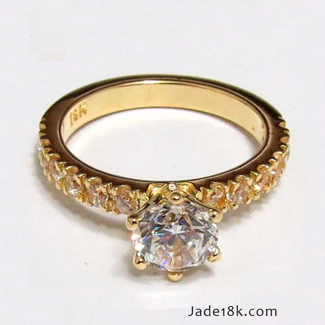 Anillo de Compromiso Oro de 18k