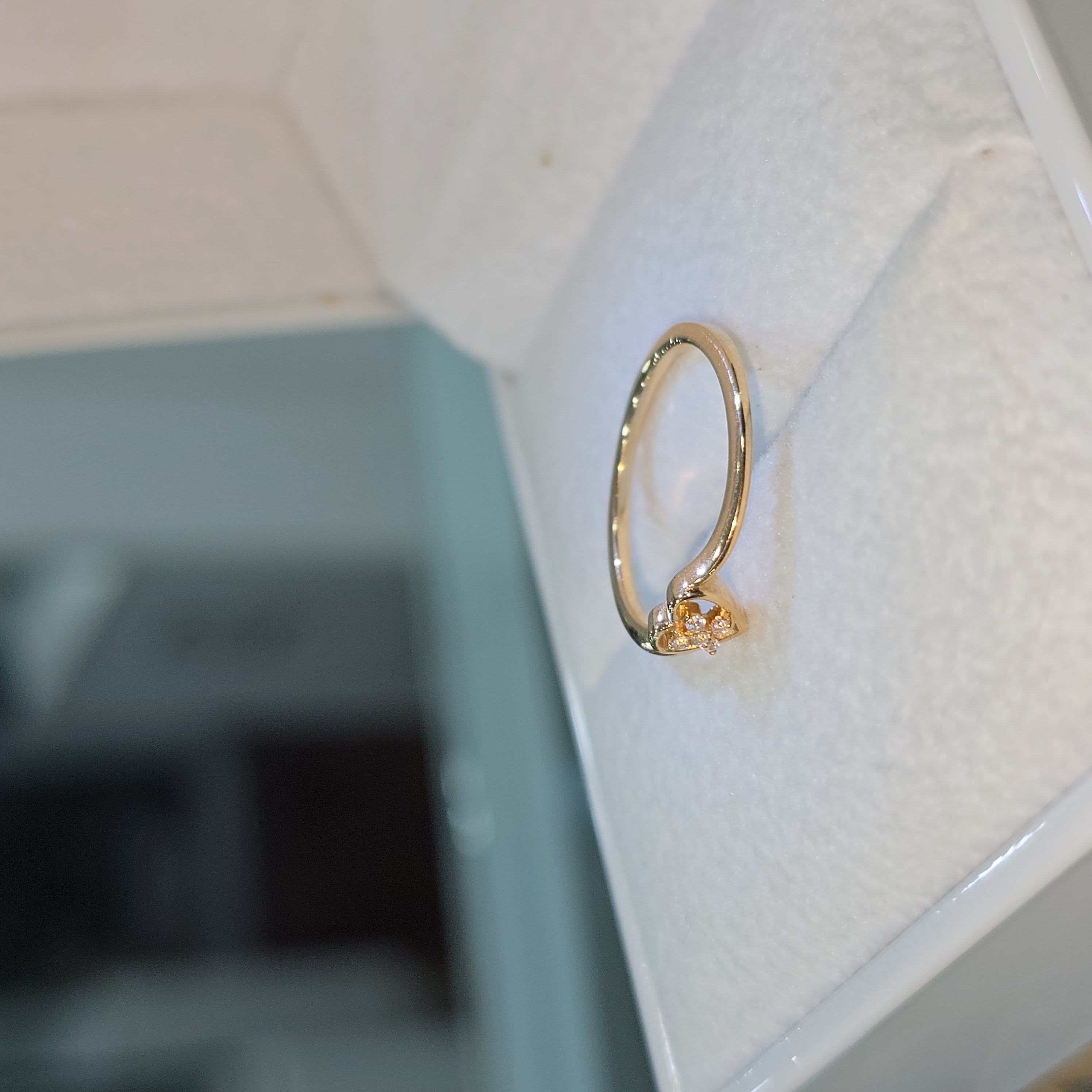 Anillo de Promesa con Moissanite "Tú, solo tú"