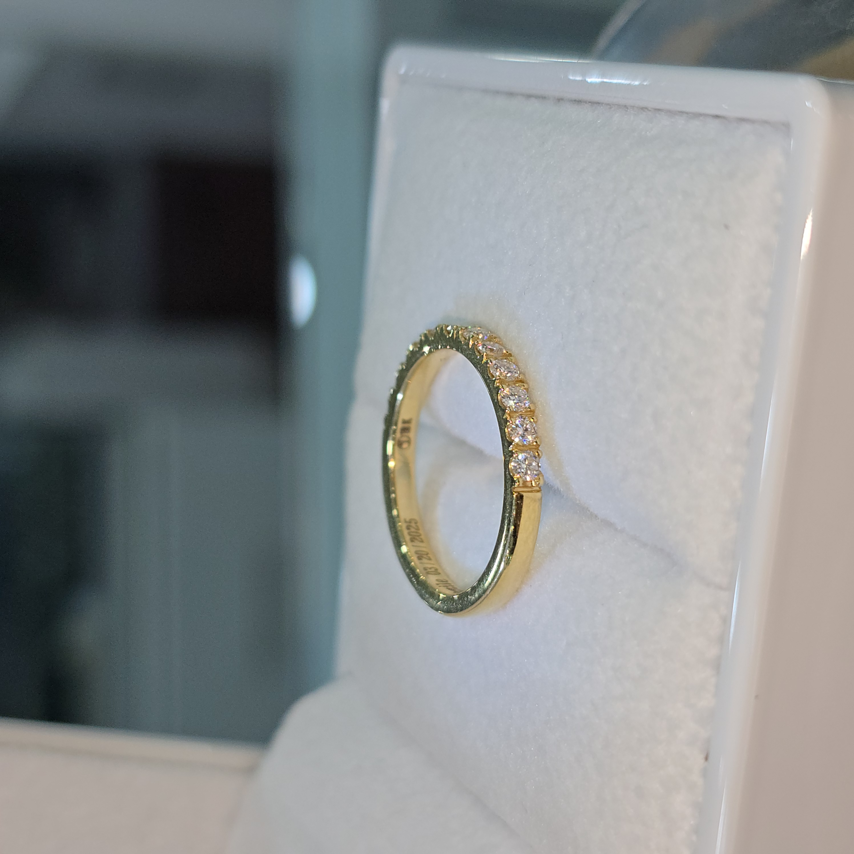 Anillo Churumbela con Moissanite  "Amor Infinito"