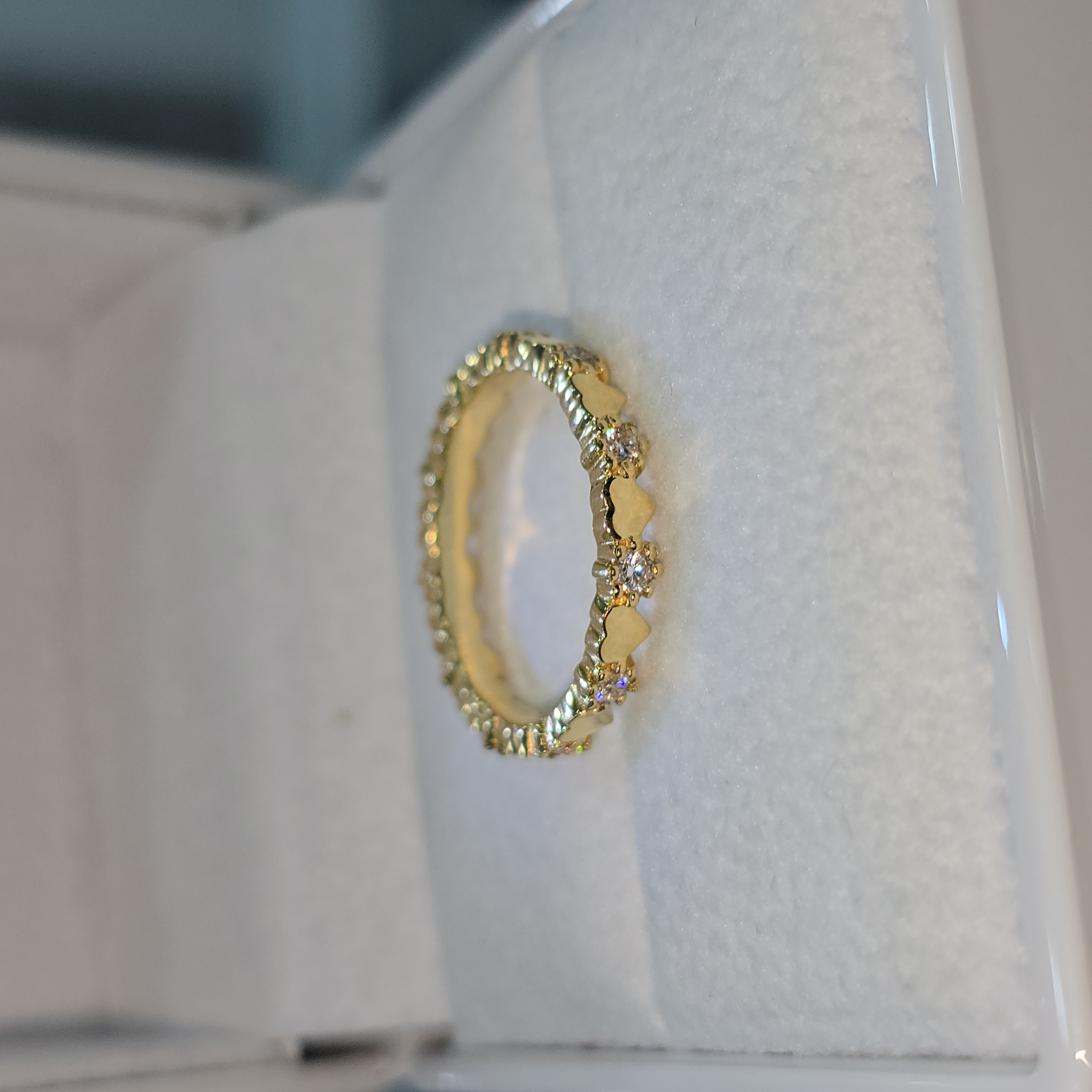 Anillo Churumbela con Moissanite "Mommy"