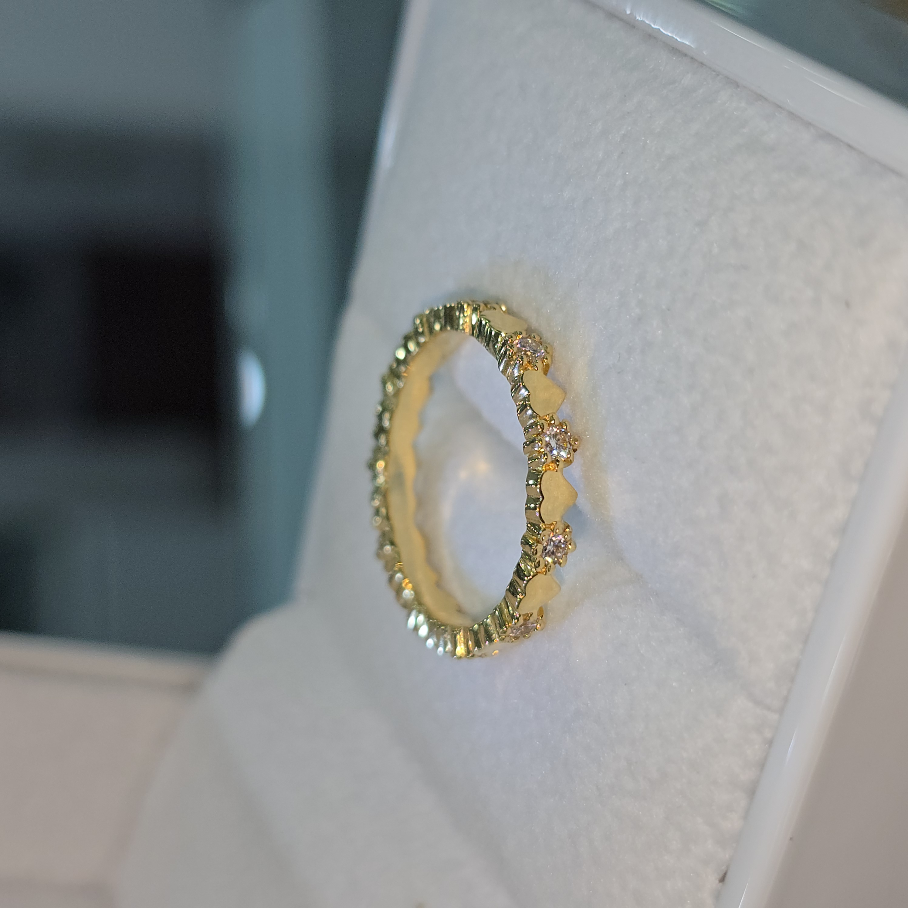 Anillo Churumbela con Moissanite "Mommy"