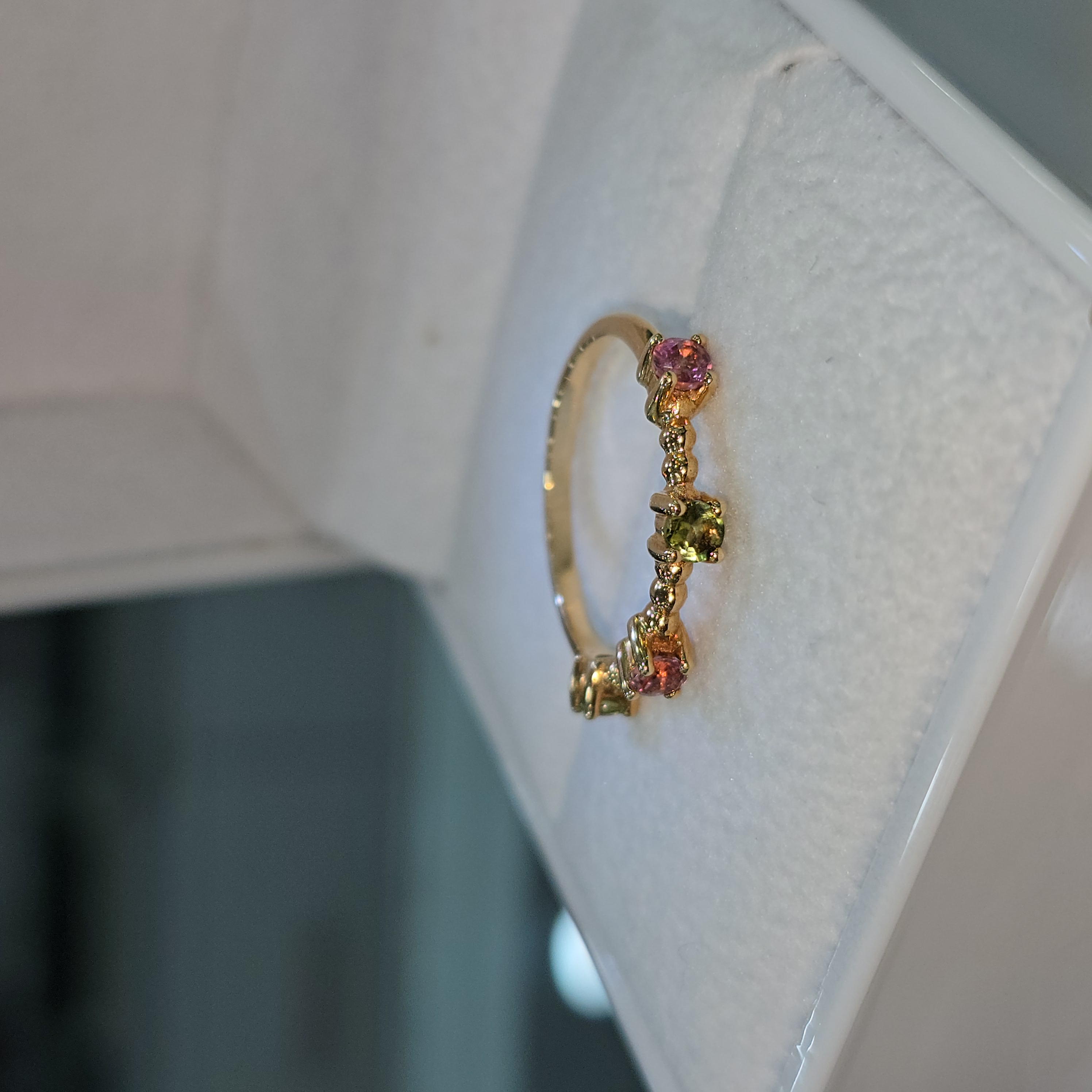 Anillo "Corona de Turmalinas"