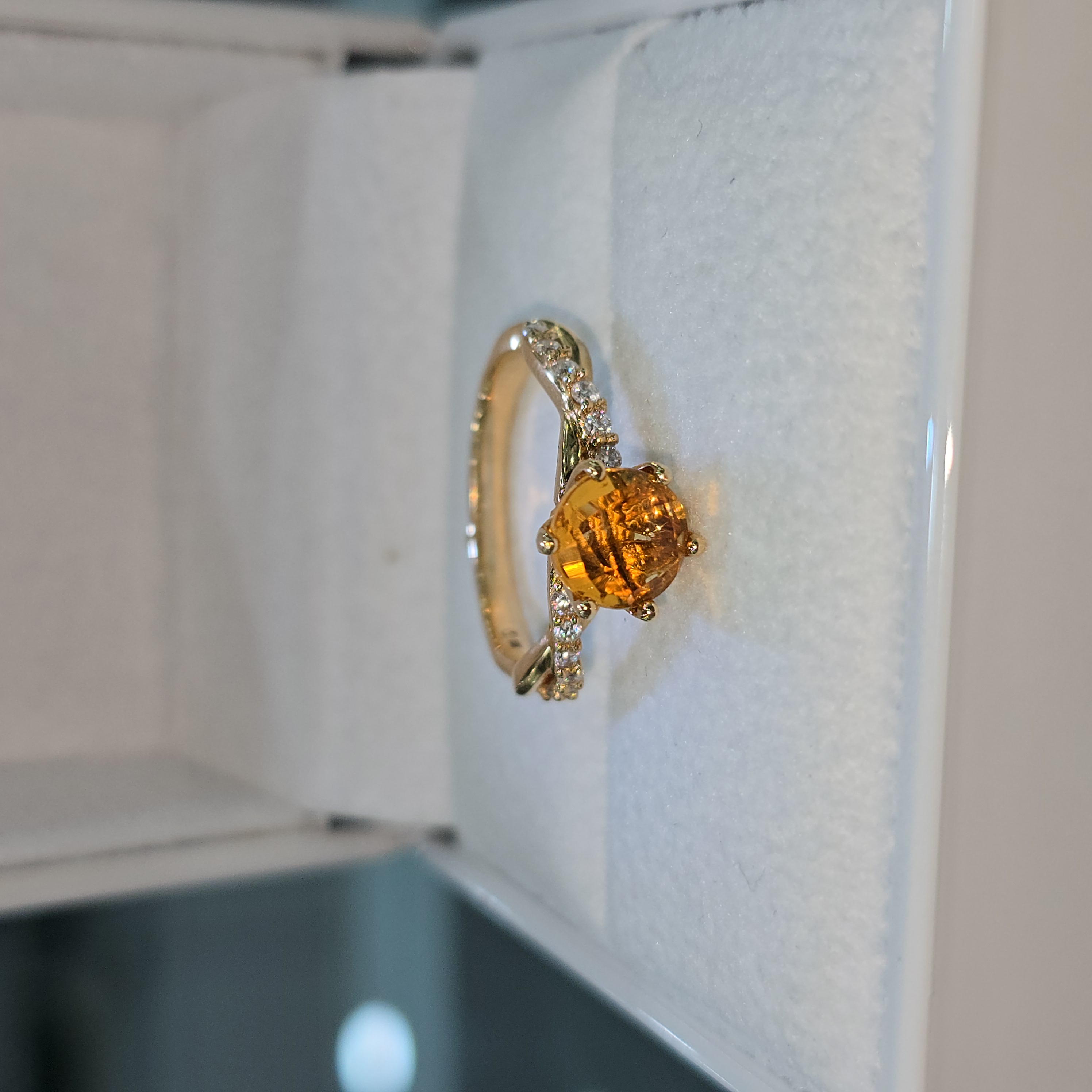 Anillo "Citrino de Amor"