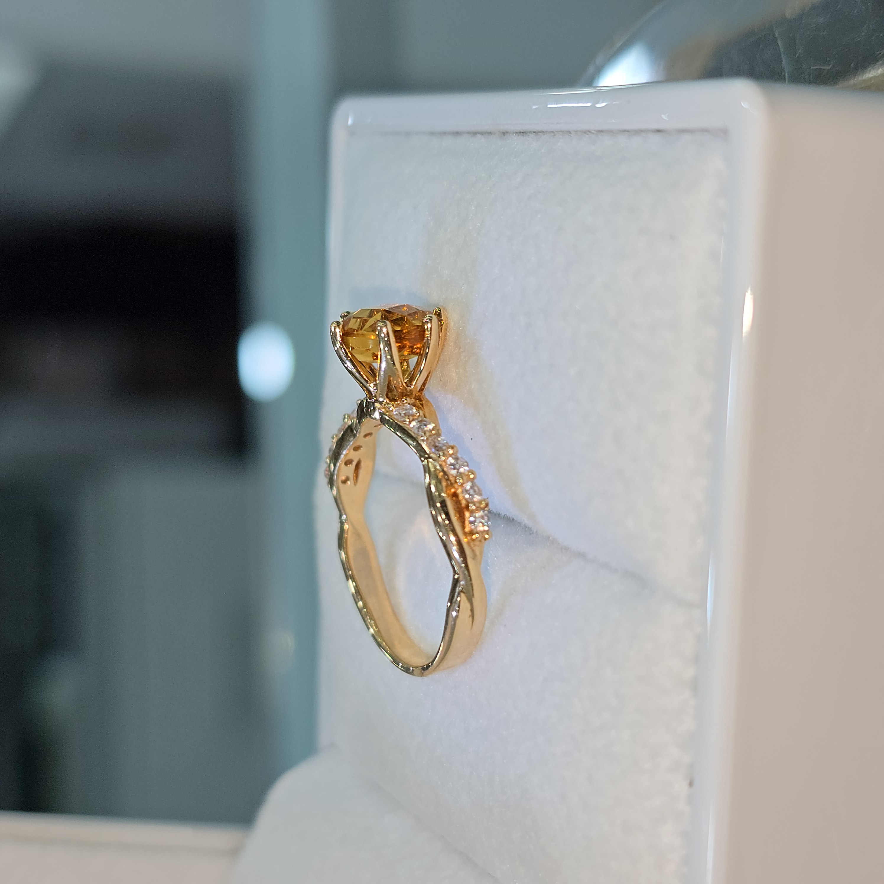 Anillo "Citrino de Amor"