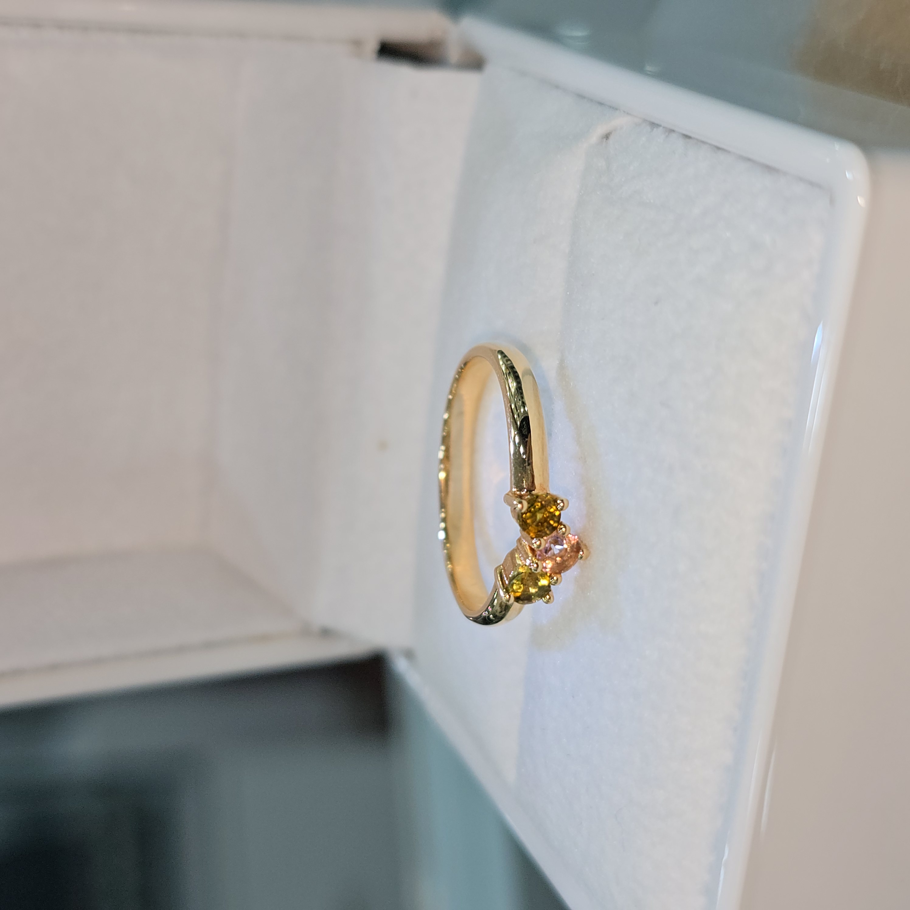 Anillo "Trio Turmalinas