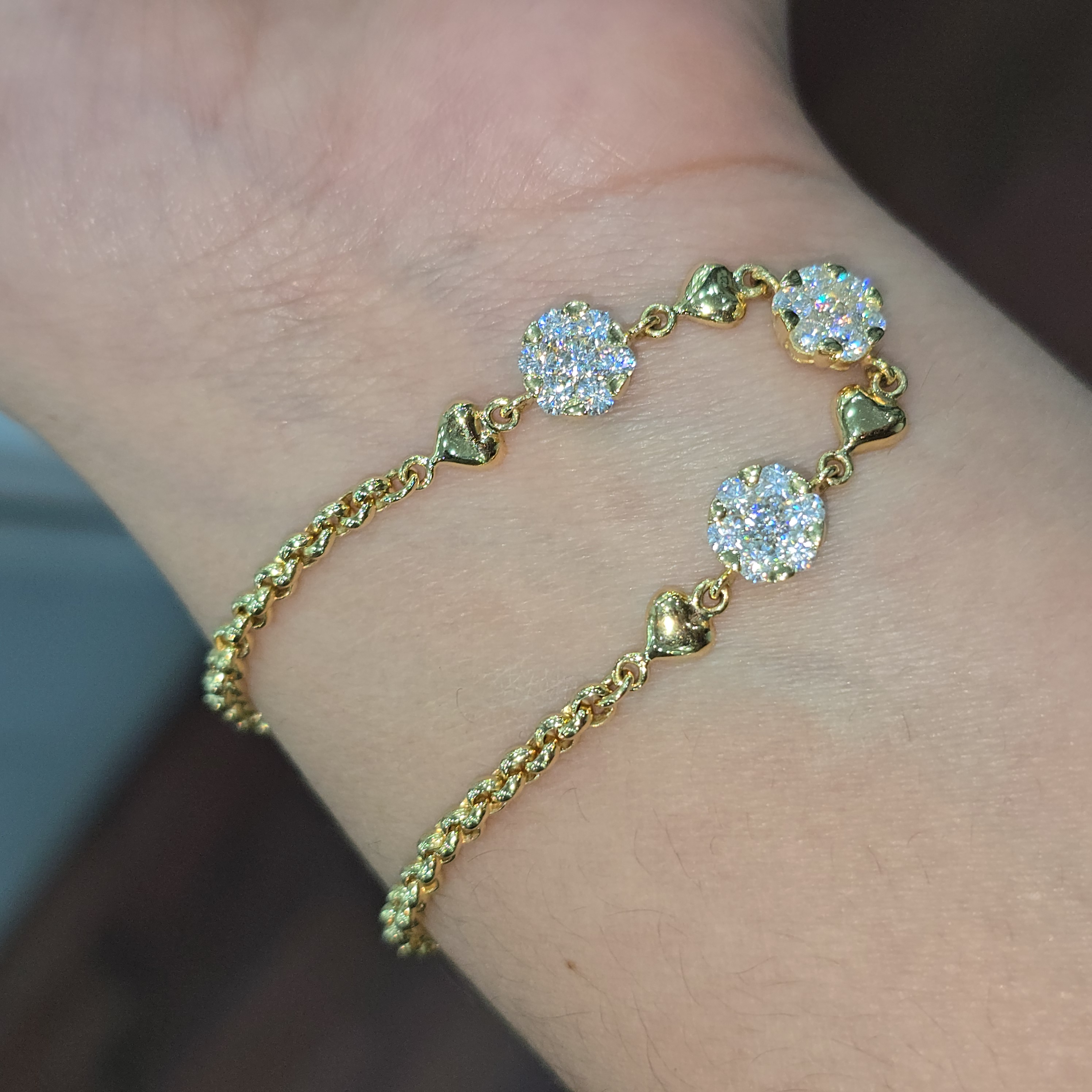 Pulsera Moissanite "Brilla Siempre"