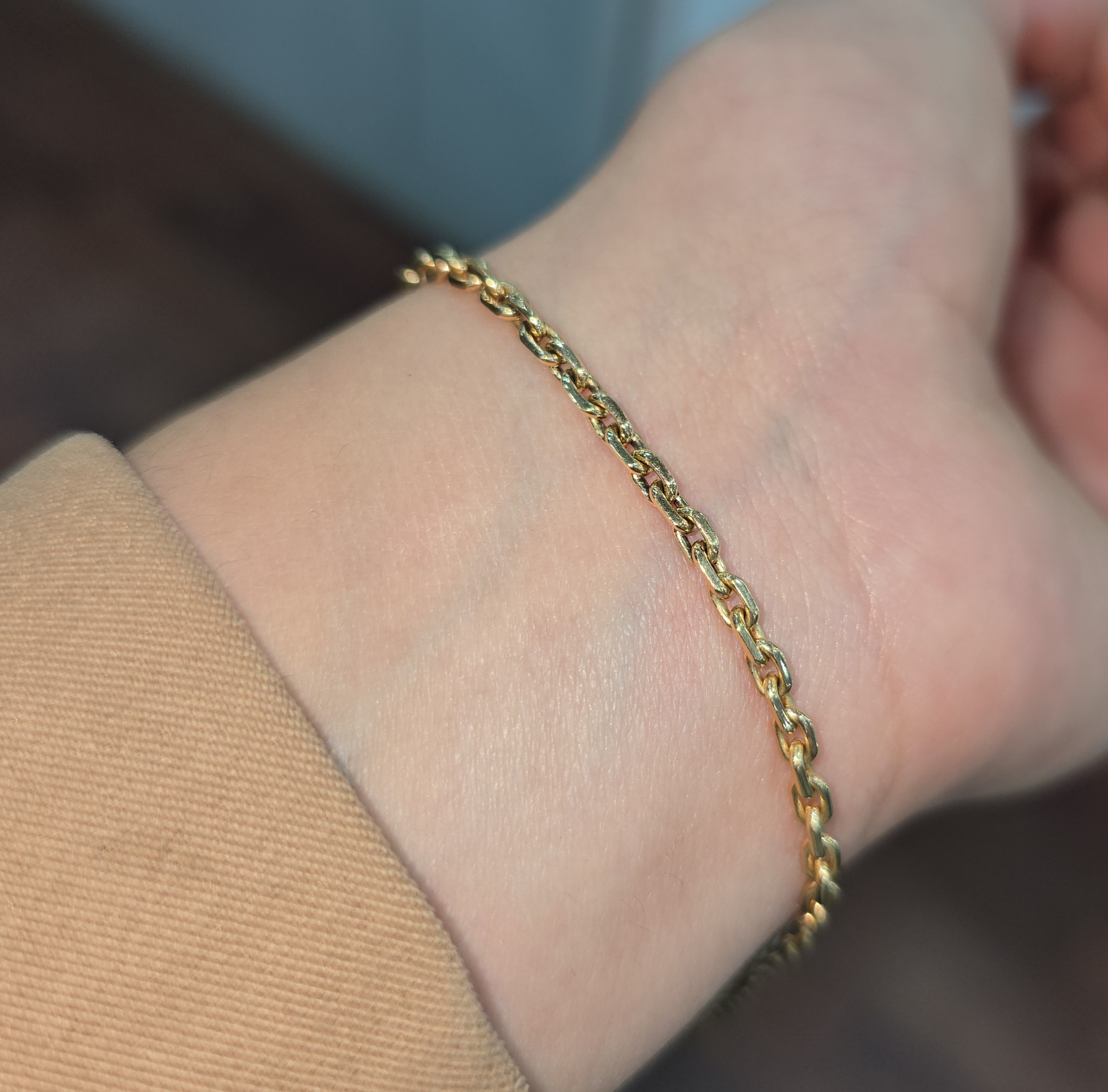 Pulsera " Paper Clip de brillo"