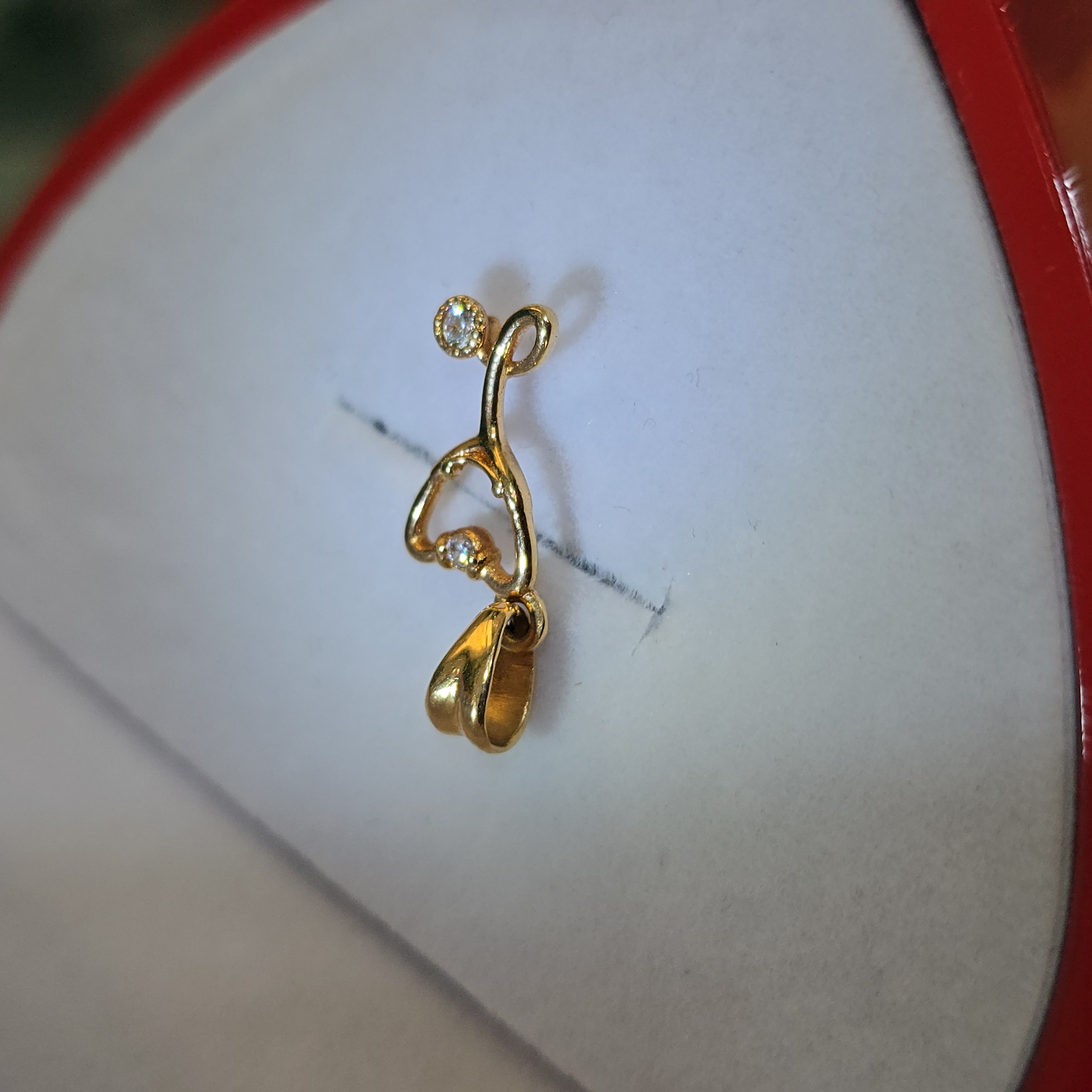 Dije "Circón Noble Touch"