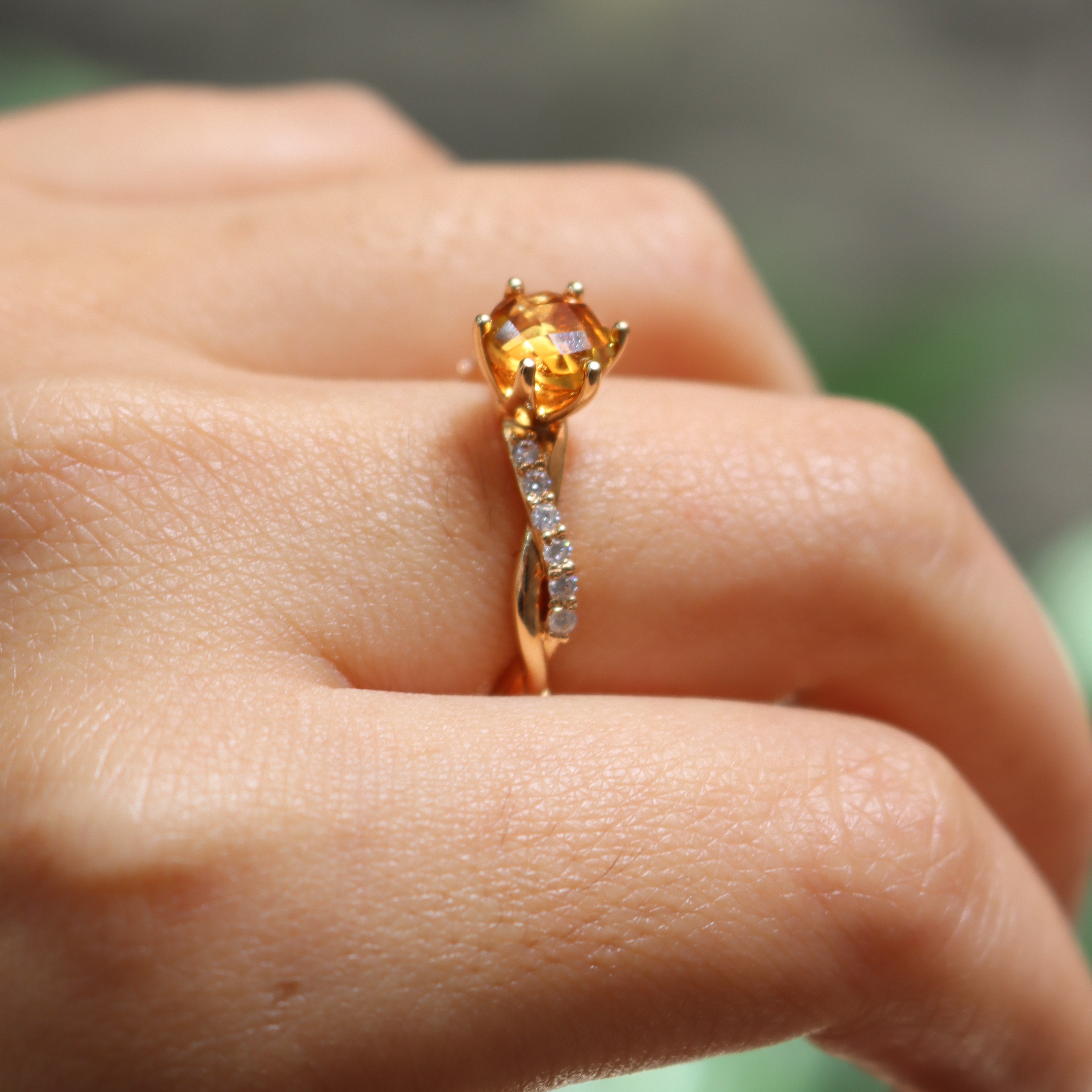 Anillo "Citrino de Amor"