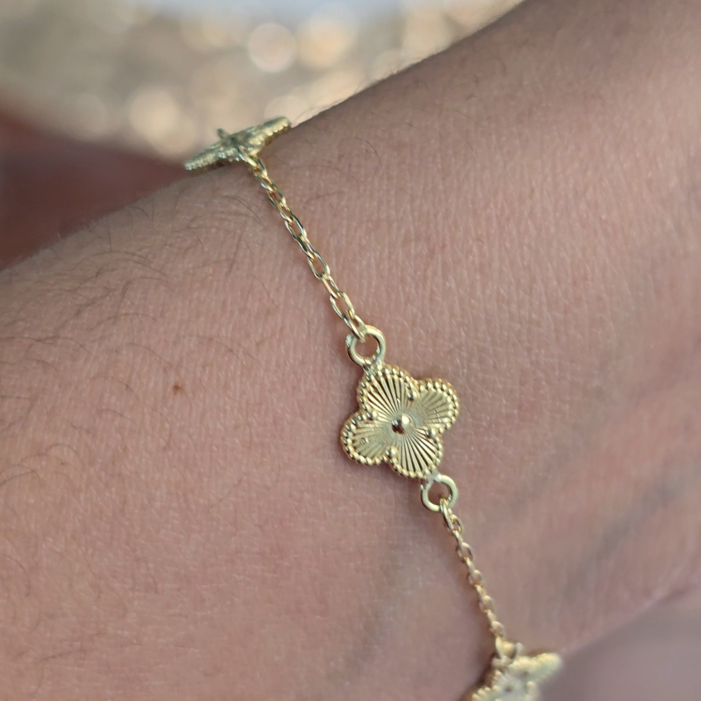 Pulsera "Oro Glam"