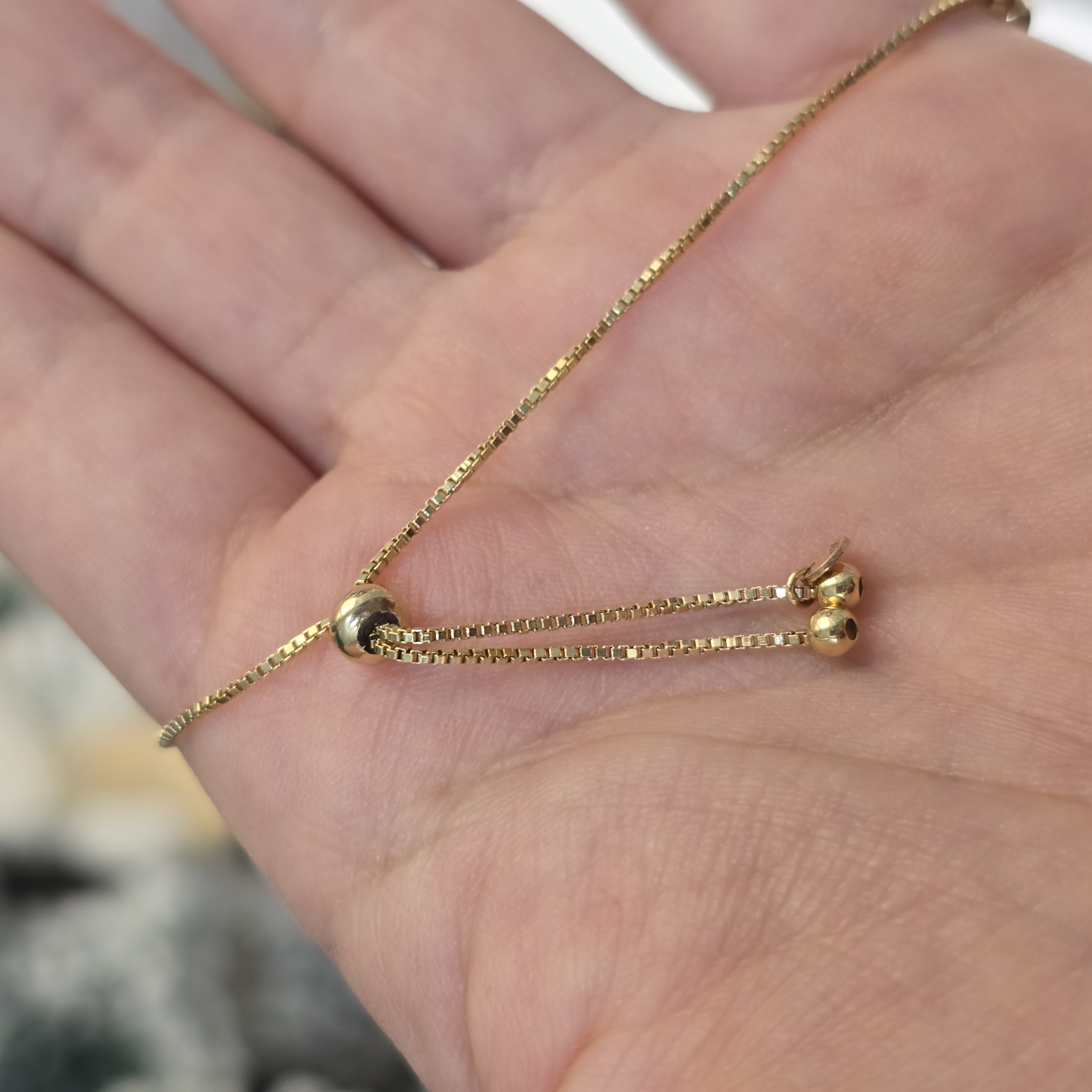 Pulsera " Regulable de Oro Sol"