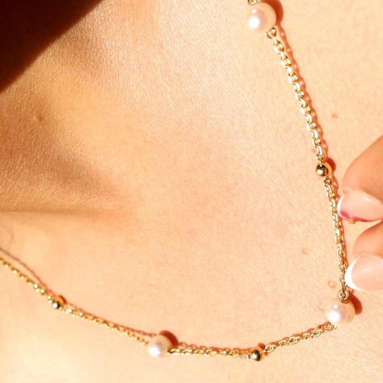 Collar "Perlas Cultivadas de Río"