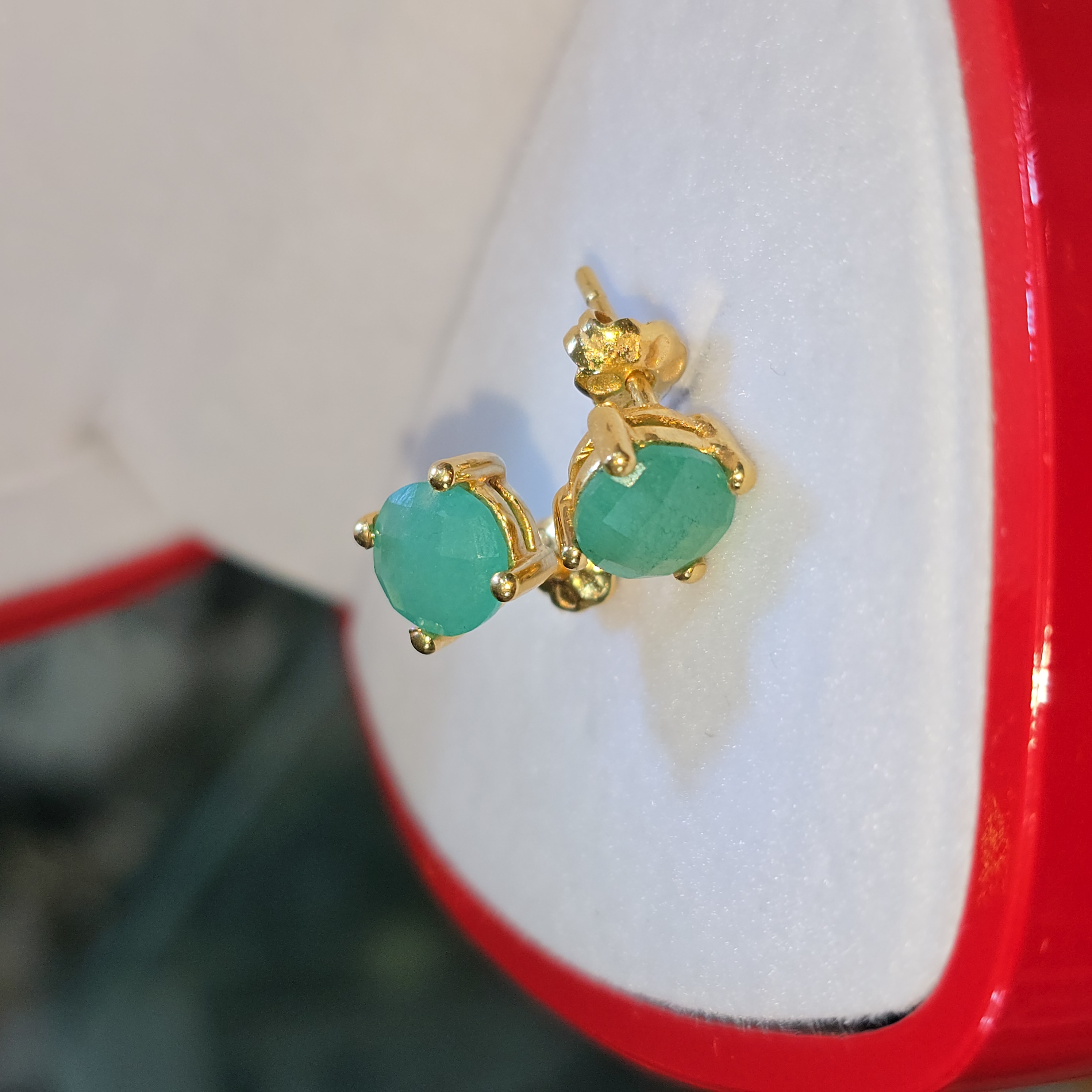 Aretes Piedra Natural "Encanto Jade"