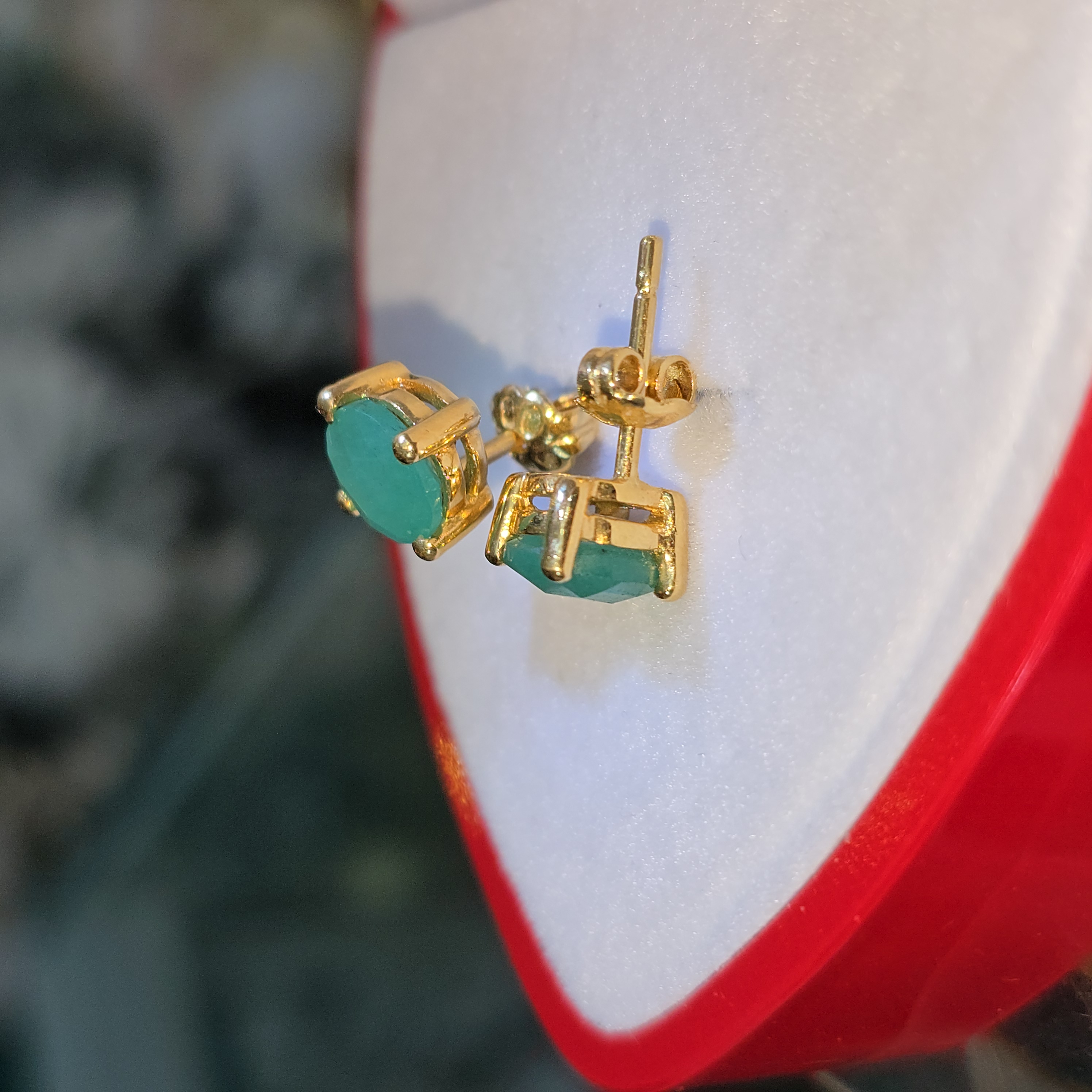 Aretes Piedra Natural "Encanto Jade"