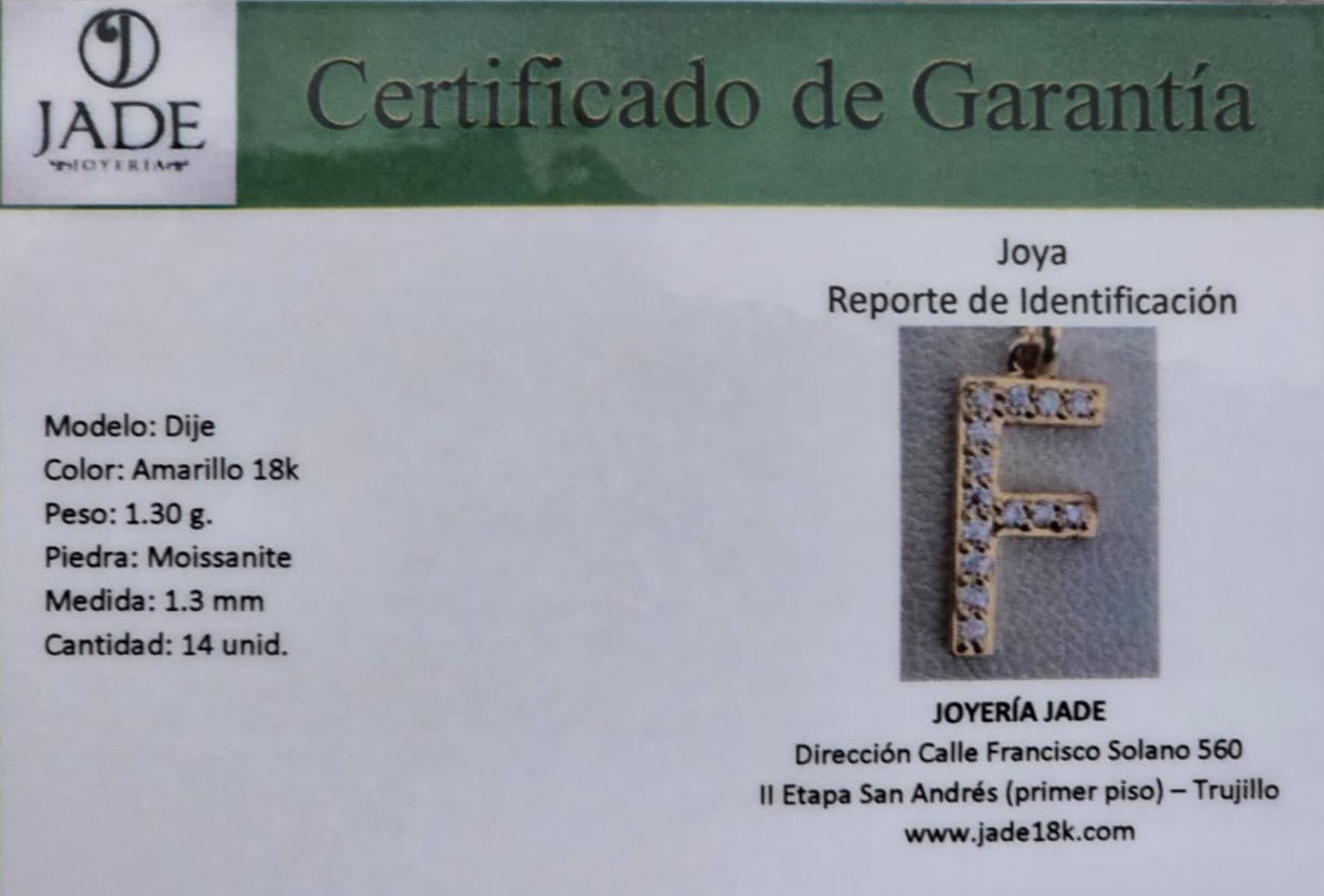 Dije "Moissanite Fulgor"