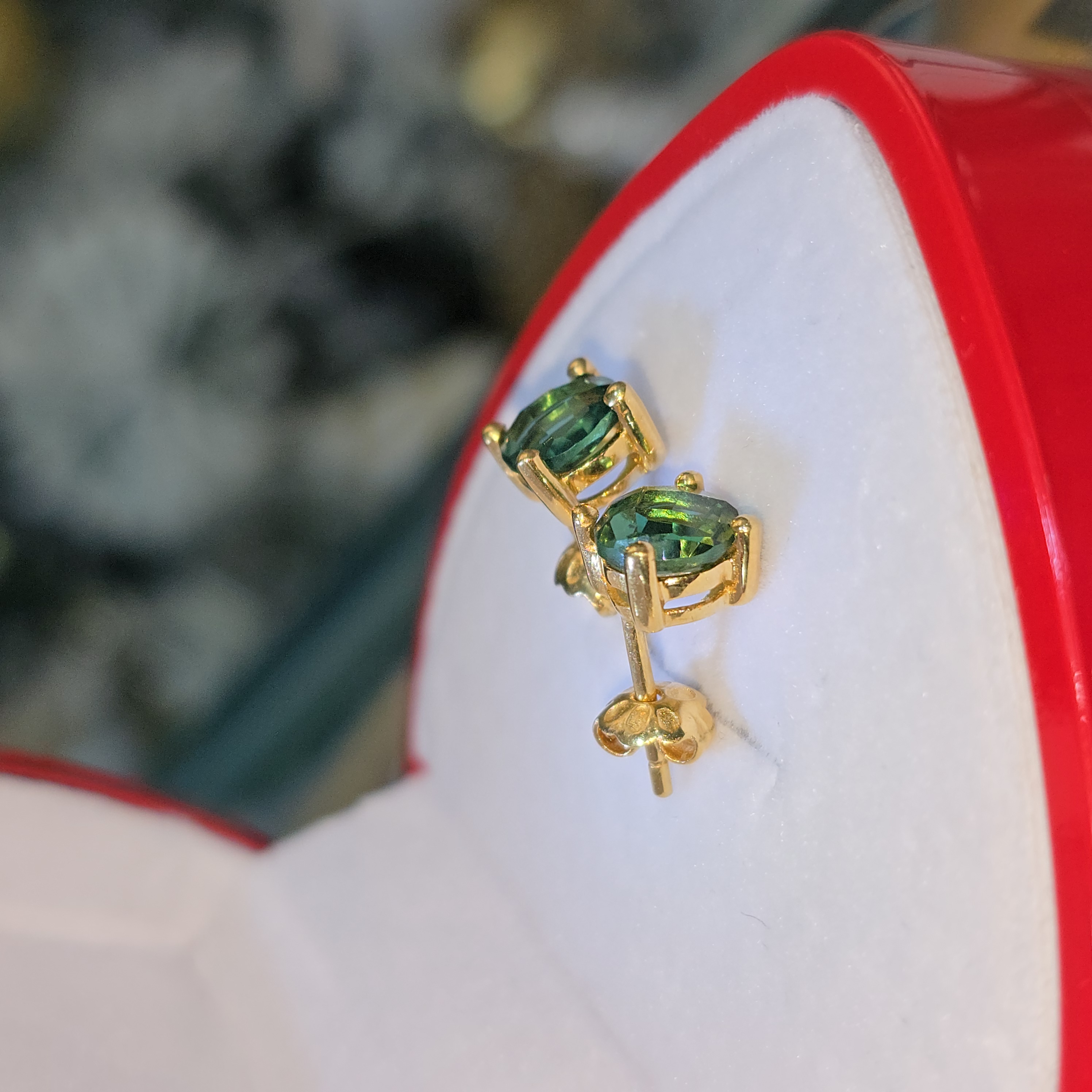 Aretes de Piedra Natural "Mi Prasiolita"