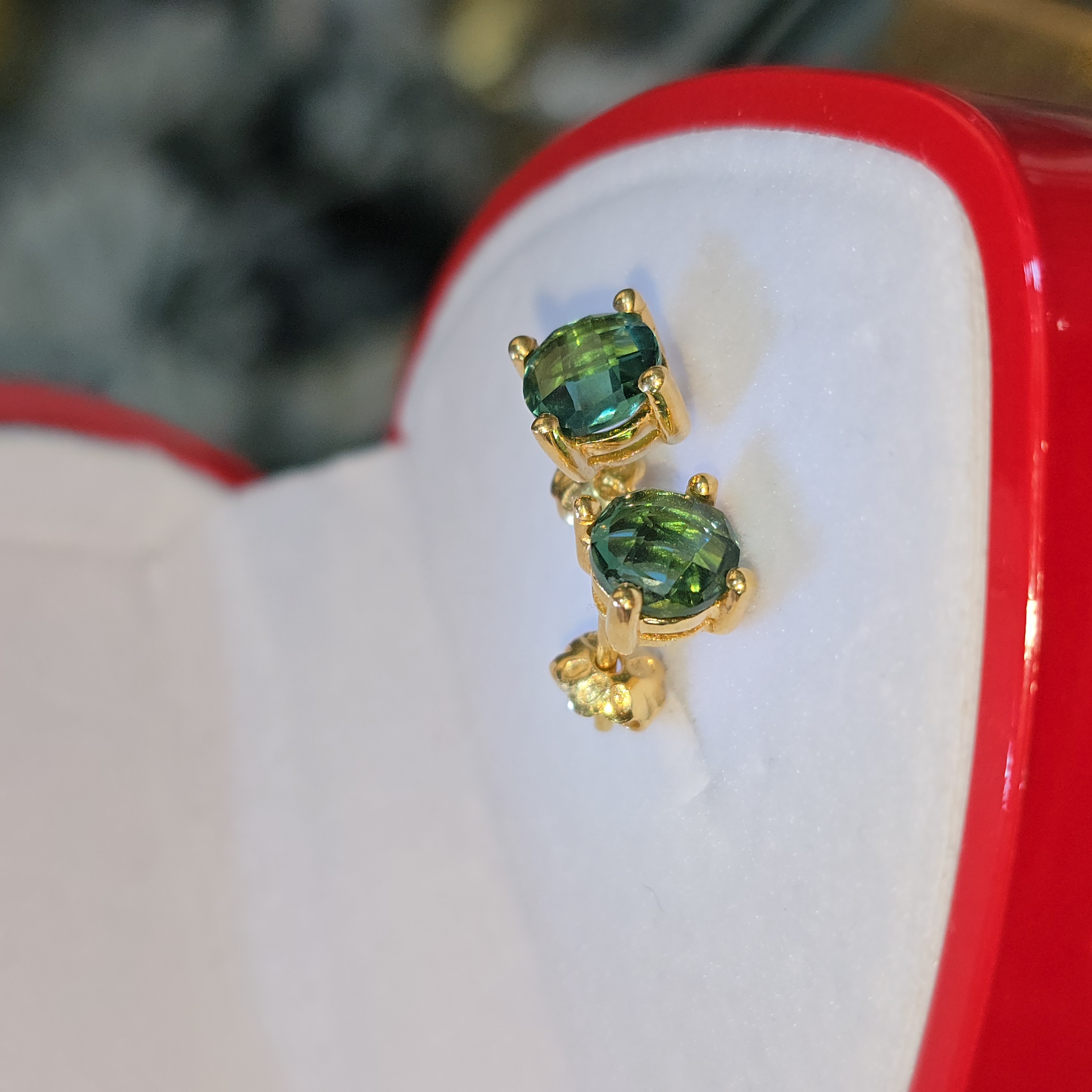 Aretes de Piedra Natural "Mi Prasiolita"