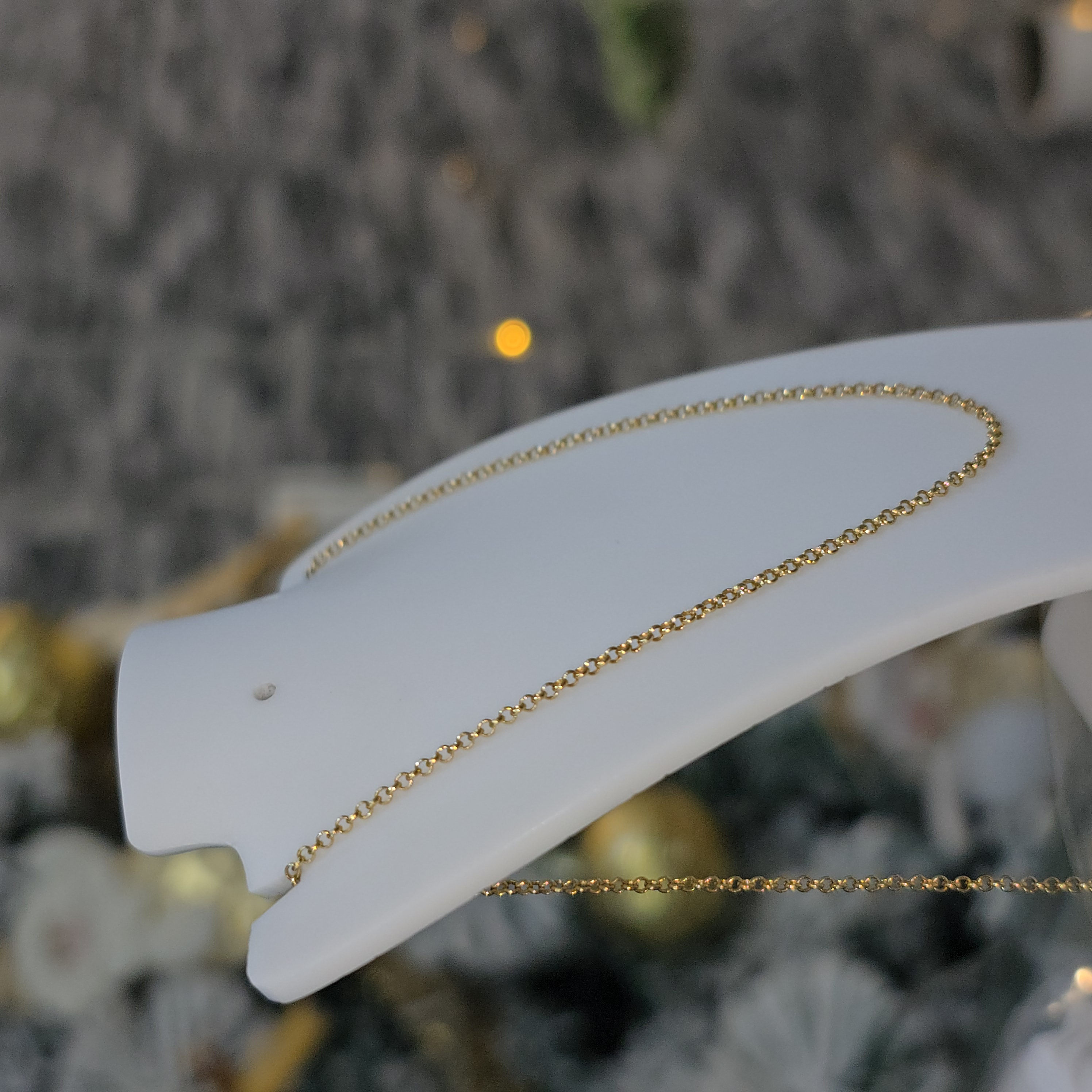 Cadena "Roll On Gold"