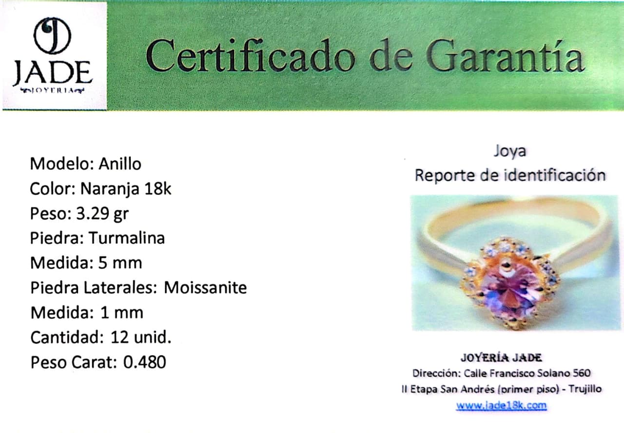 Anillo "Turmalina de los Deseos"