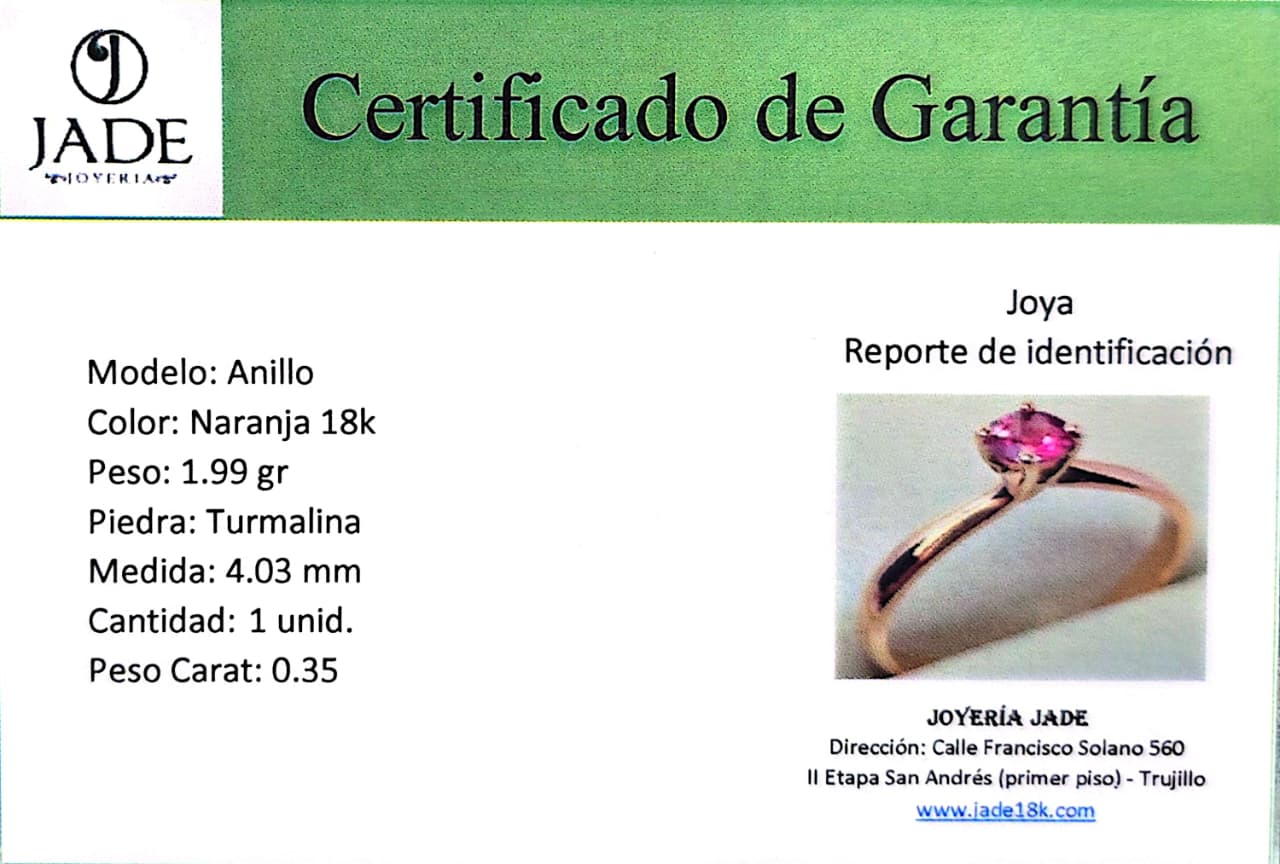 Anillo "Baila Turmalina"