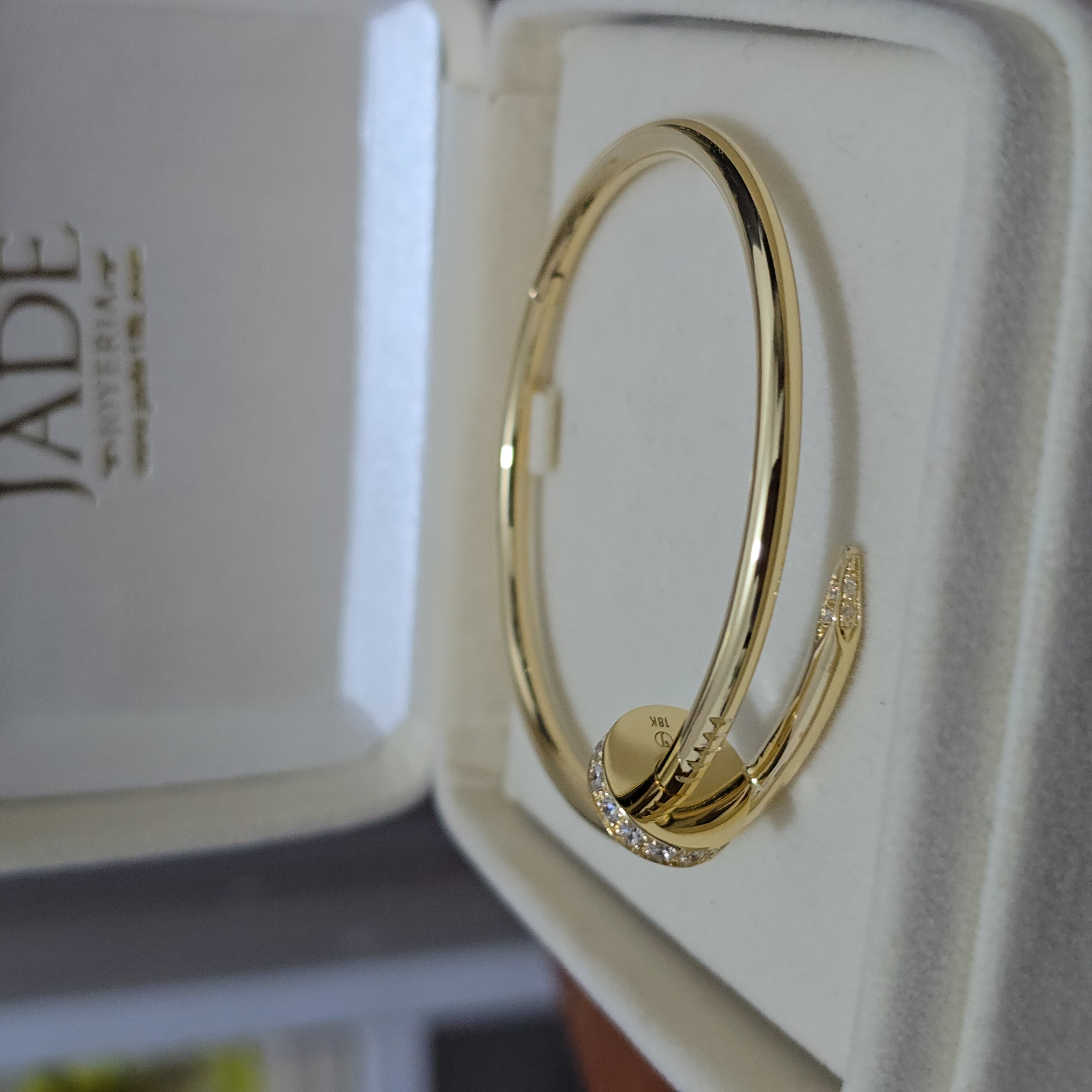 Pulsera Clavo con Moissanite "Supreme"