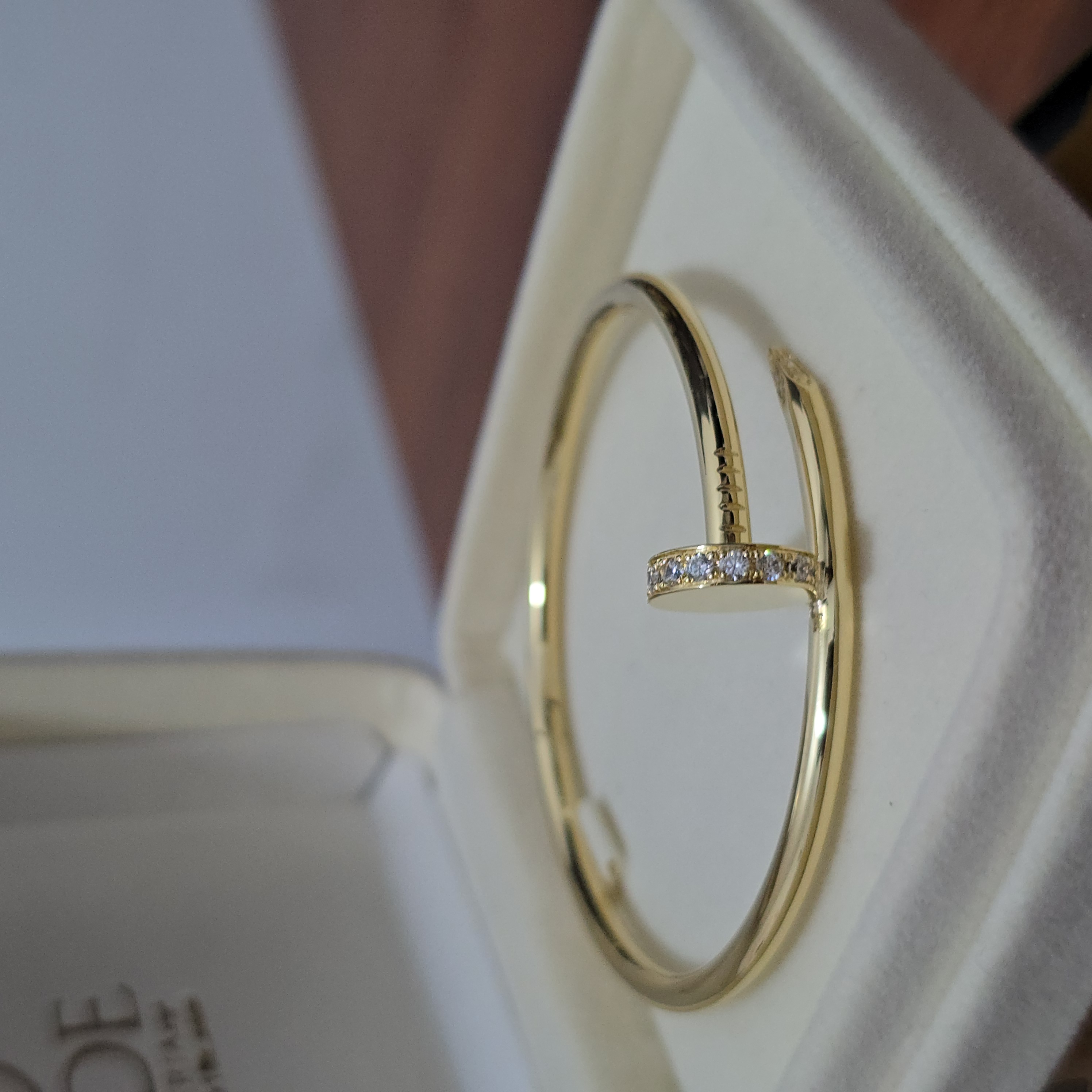 Pulsera Clavo con Moissanite "Supreme"