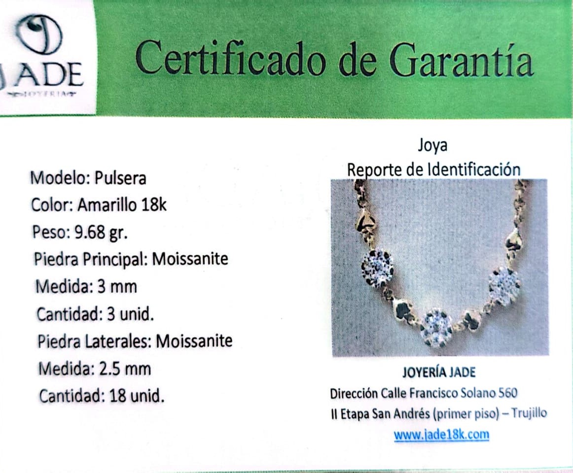 Pulsera Moissanite "Brilla Siempre"