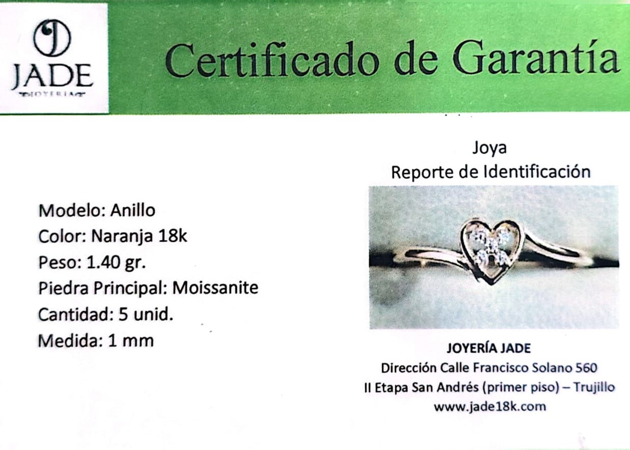 Anillo de Promesa con Moissanite "Tú, solo tú"