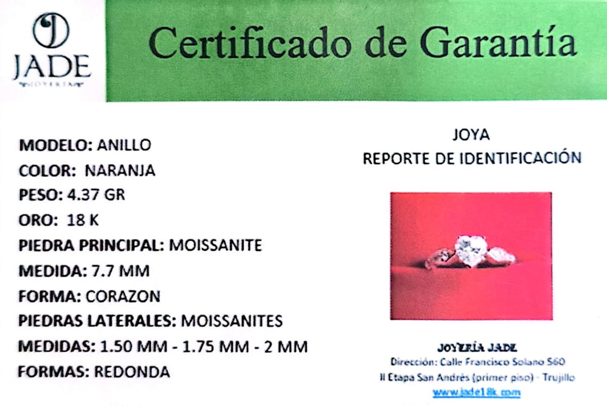 Anillo de Promesa con Moissanite "Te elijo"