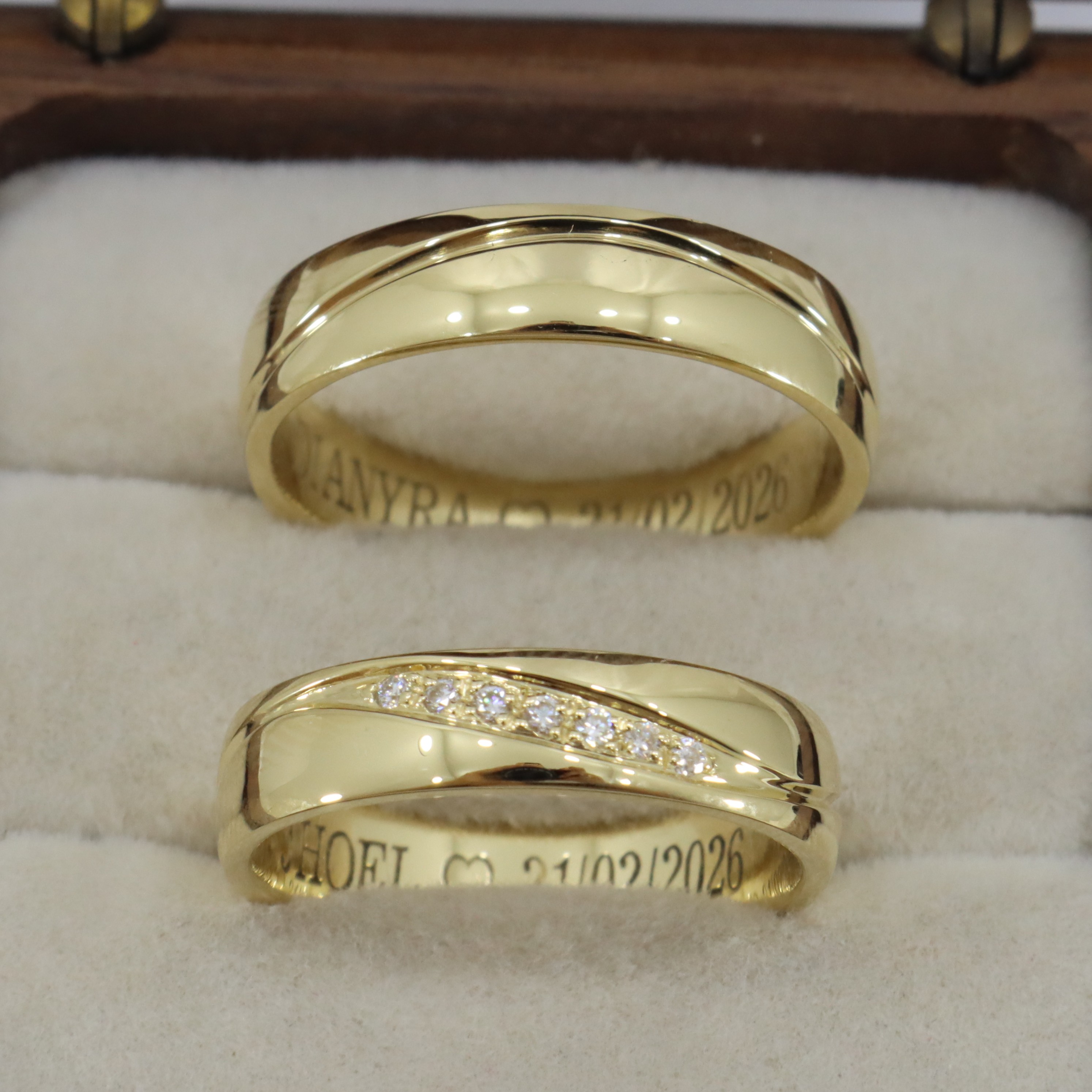 Aros de boda "Pienso en Ti"