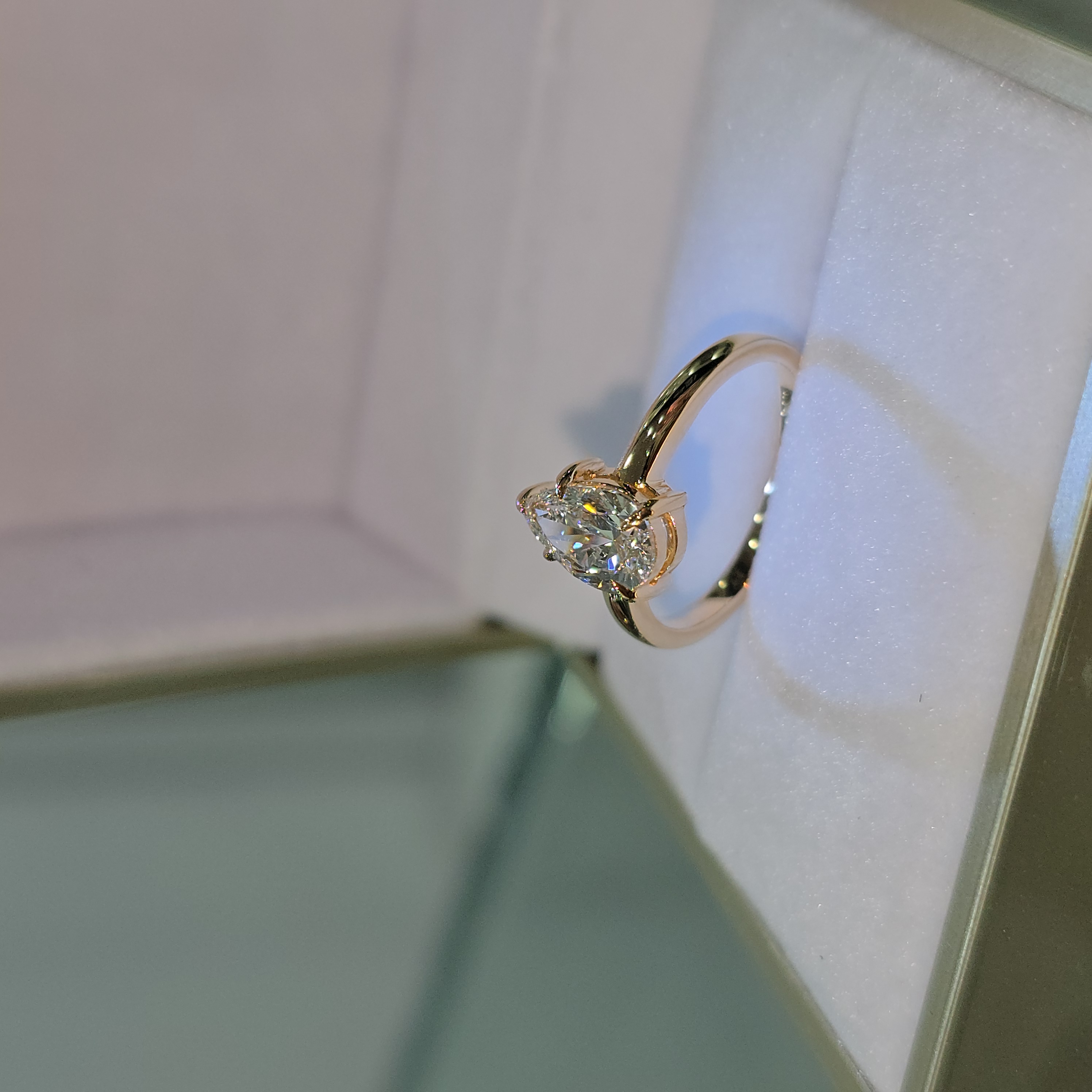 Anillo con Diamante de Laboratorio "Georgia"