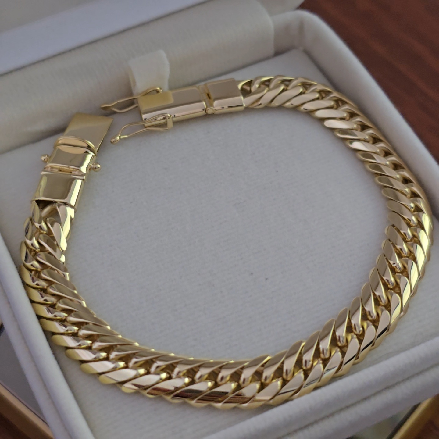 Pulsera Lomo de Corvina Doble 18k