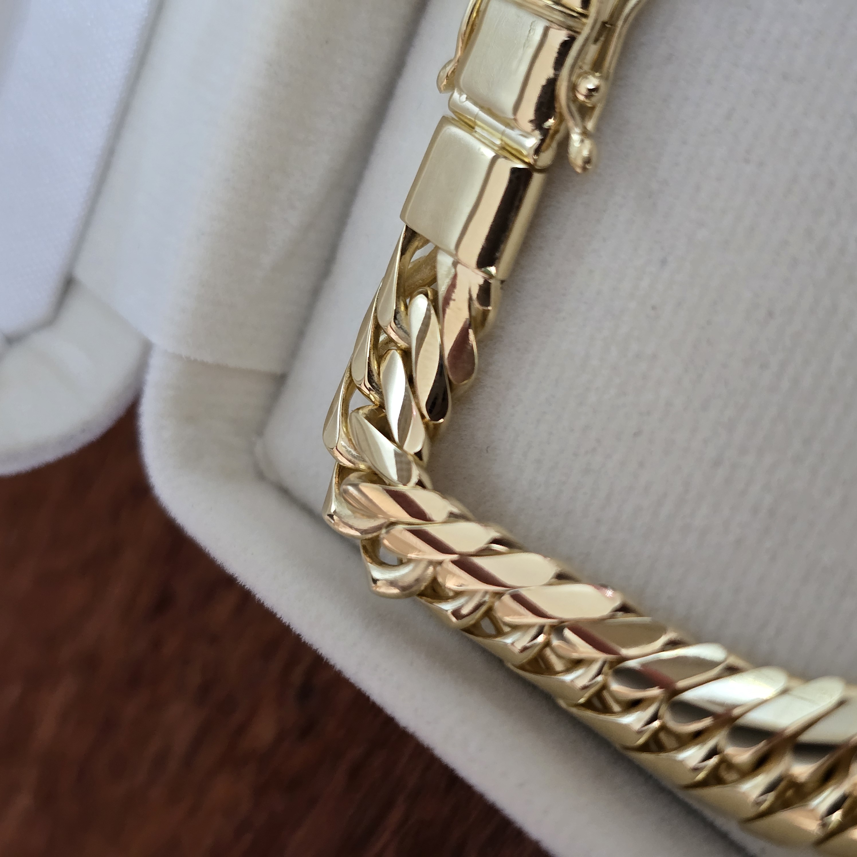 Pulsera Lomo de Corvina Doble 18k