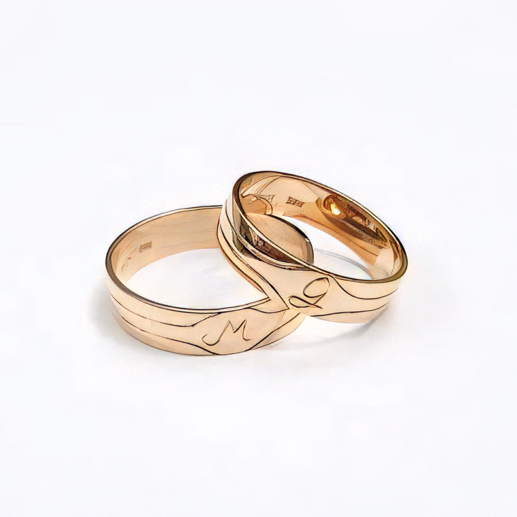 Anillo Rombo de compromiso en Oro 18k