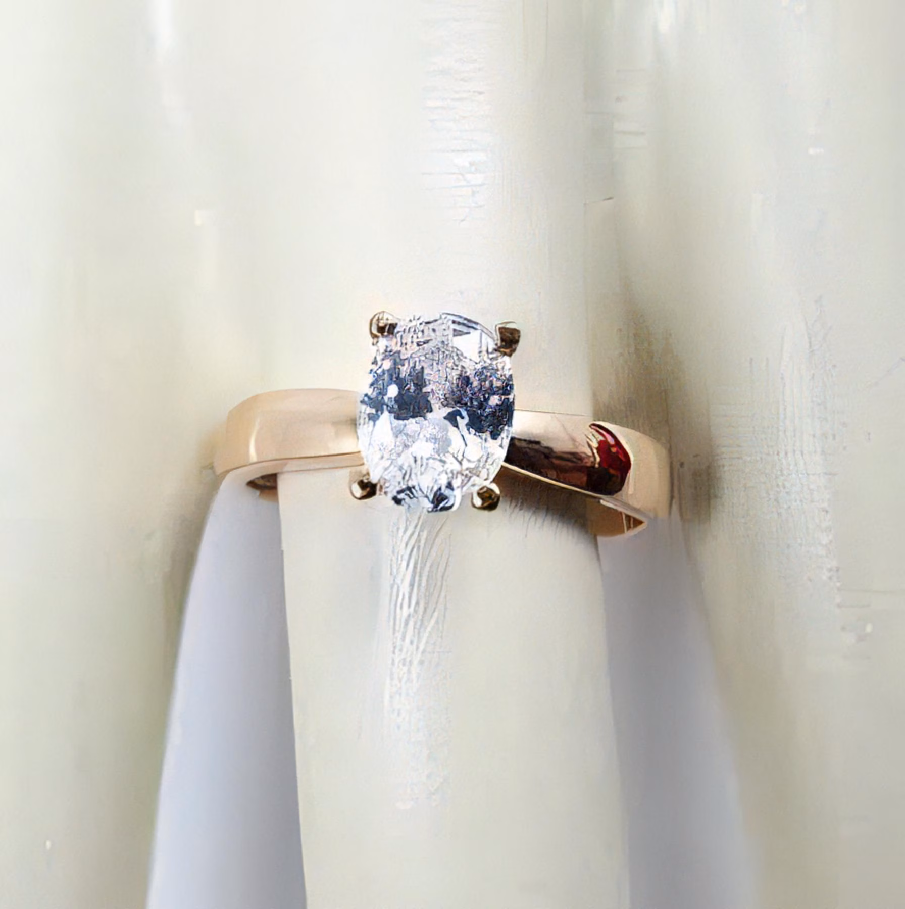 Anillo Mi Princesa Encantada de compromiso en Oro de 18k