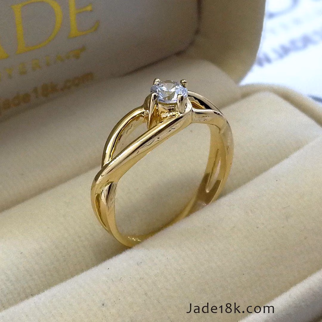 Anillo de Compromiso en oro18k