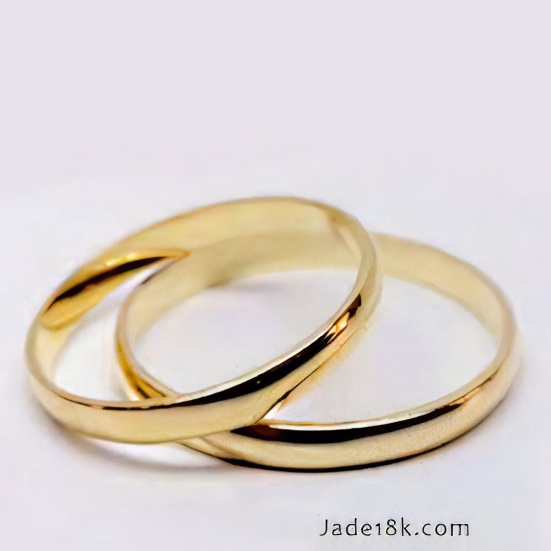 Anillo de compromiso Lluvia Azul en Oro de 18k