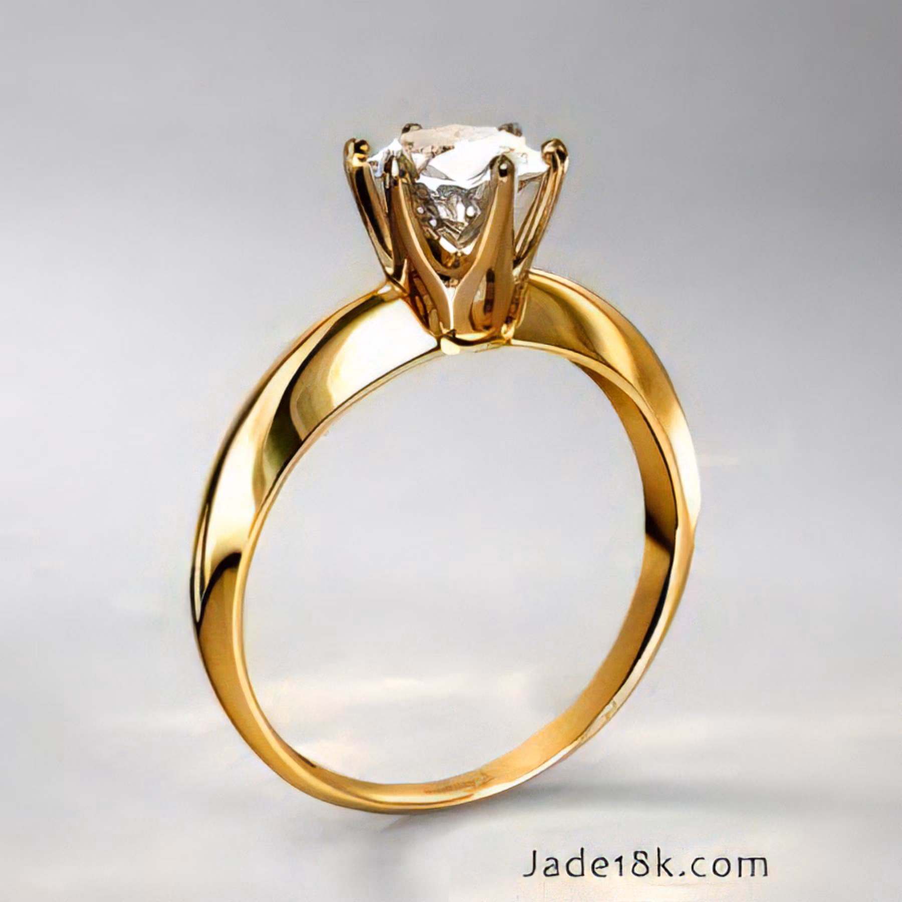 Anillo Solo Contigo ♥ Oro de 18k