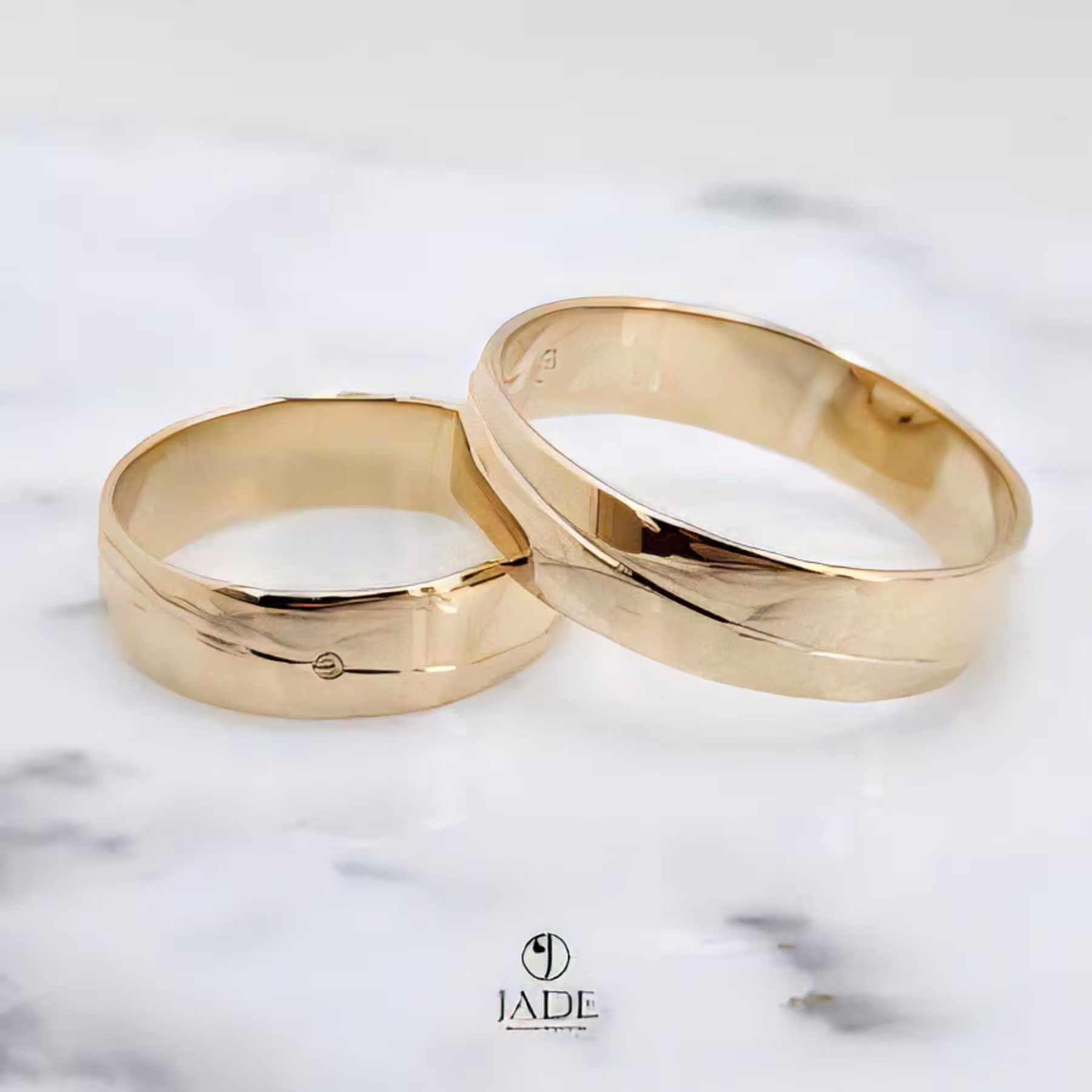 Alianzas Beauty en oro de 18 k
