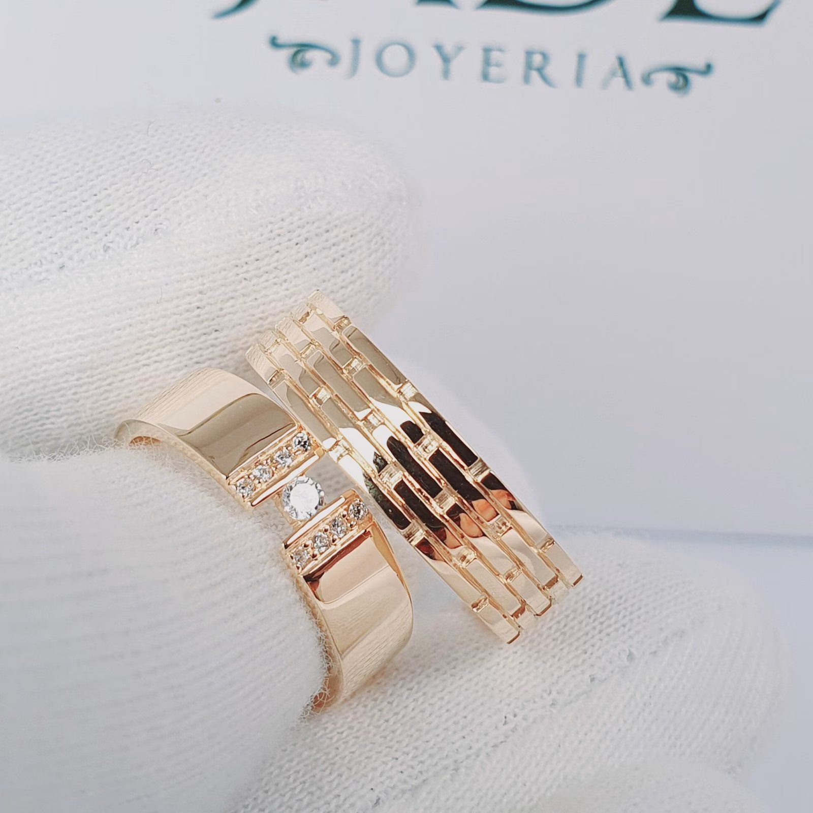 Alianzas para boda oro 18k