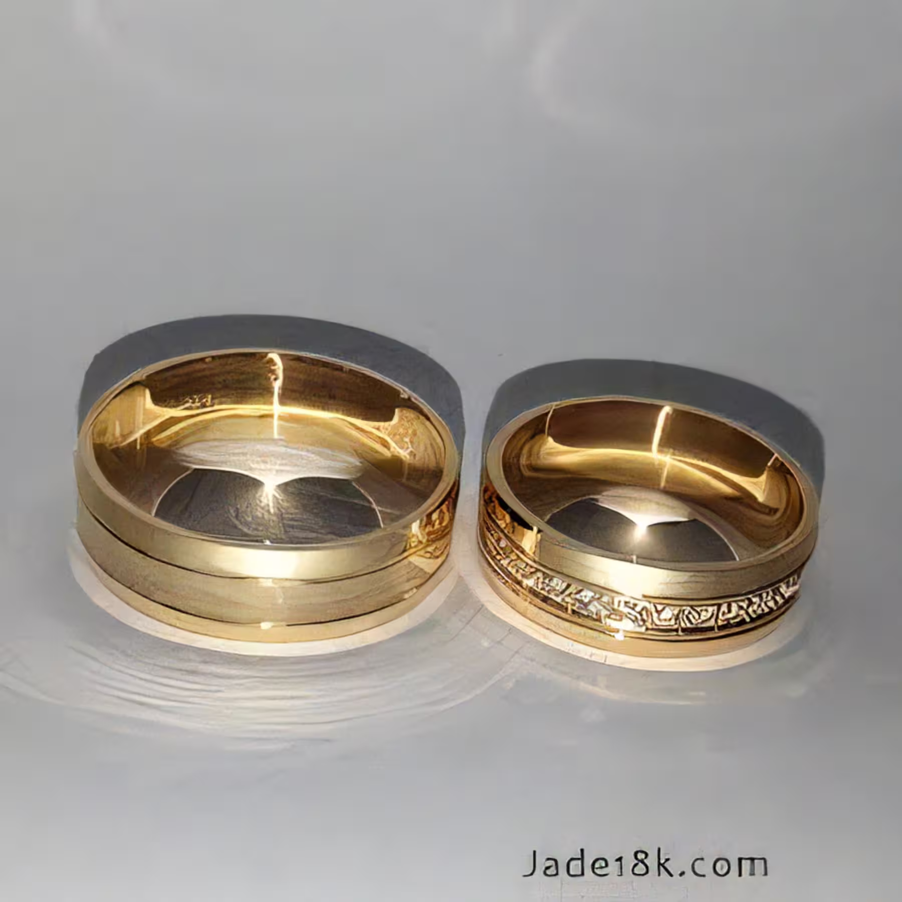 Alianzas Prince en oro de 18k