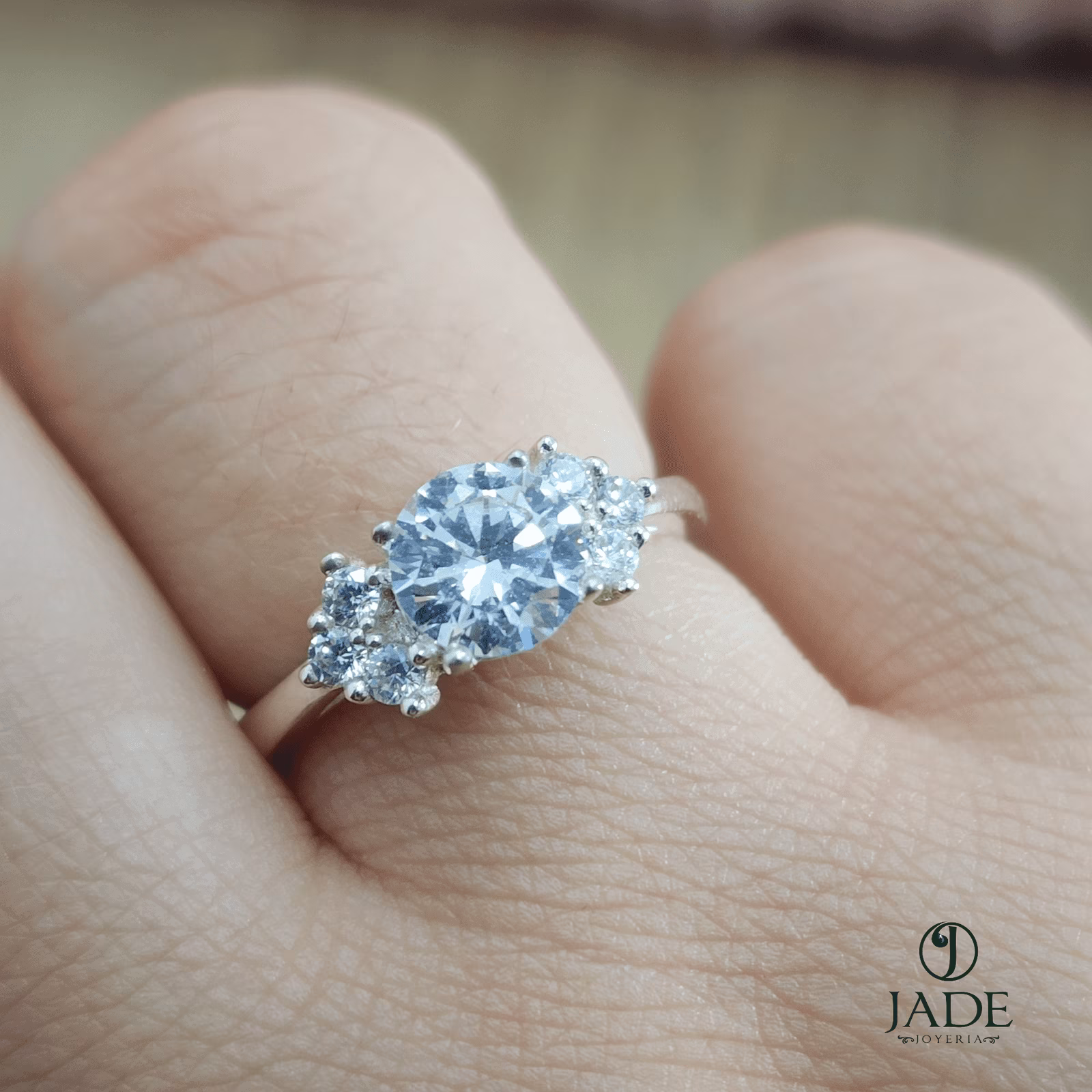 Anillo Aleli en plata fina