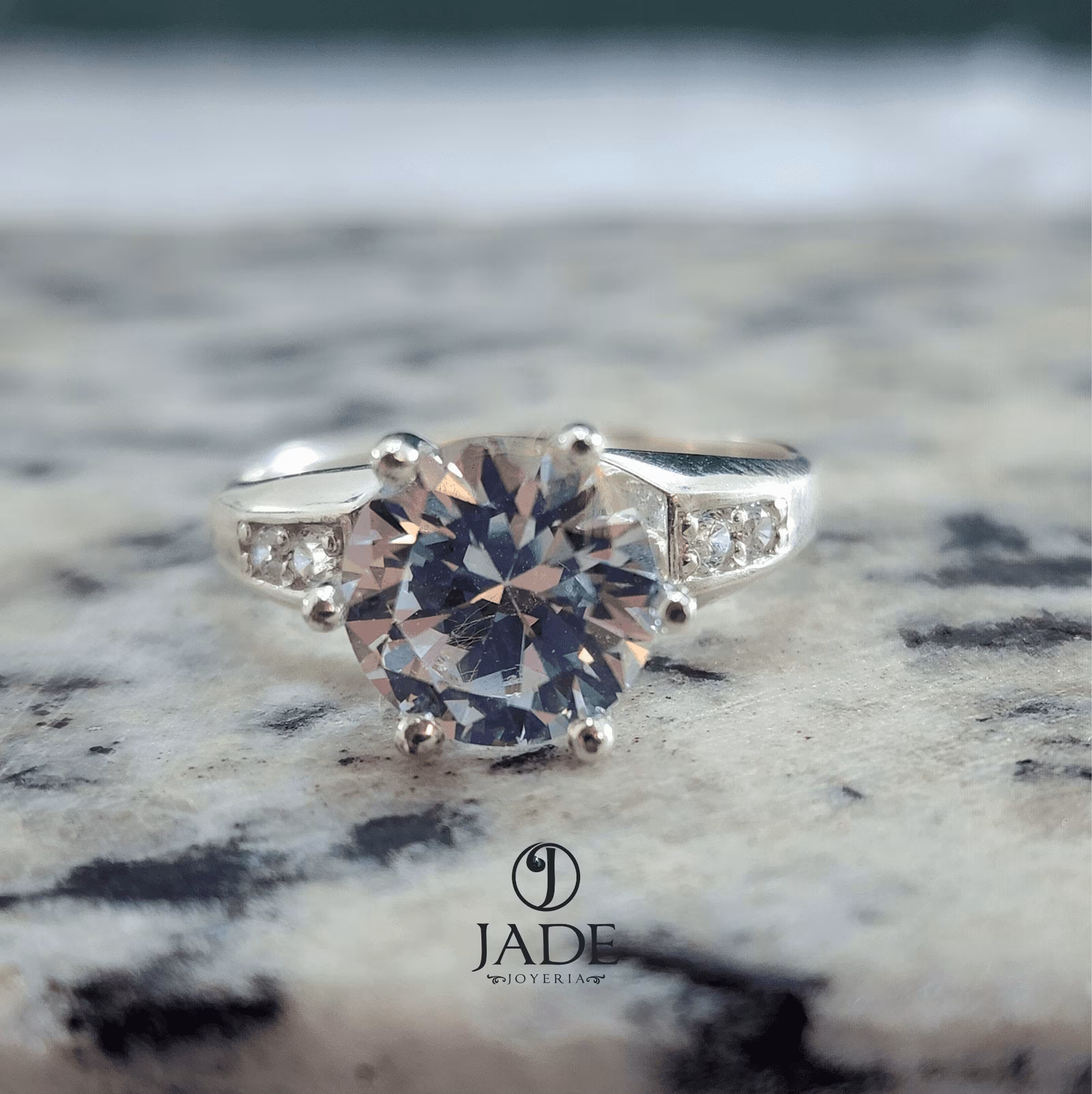 Anillo Bayly en plata fina