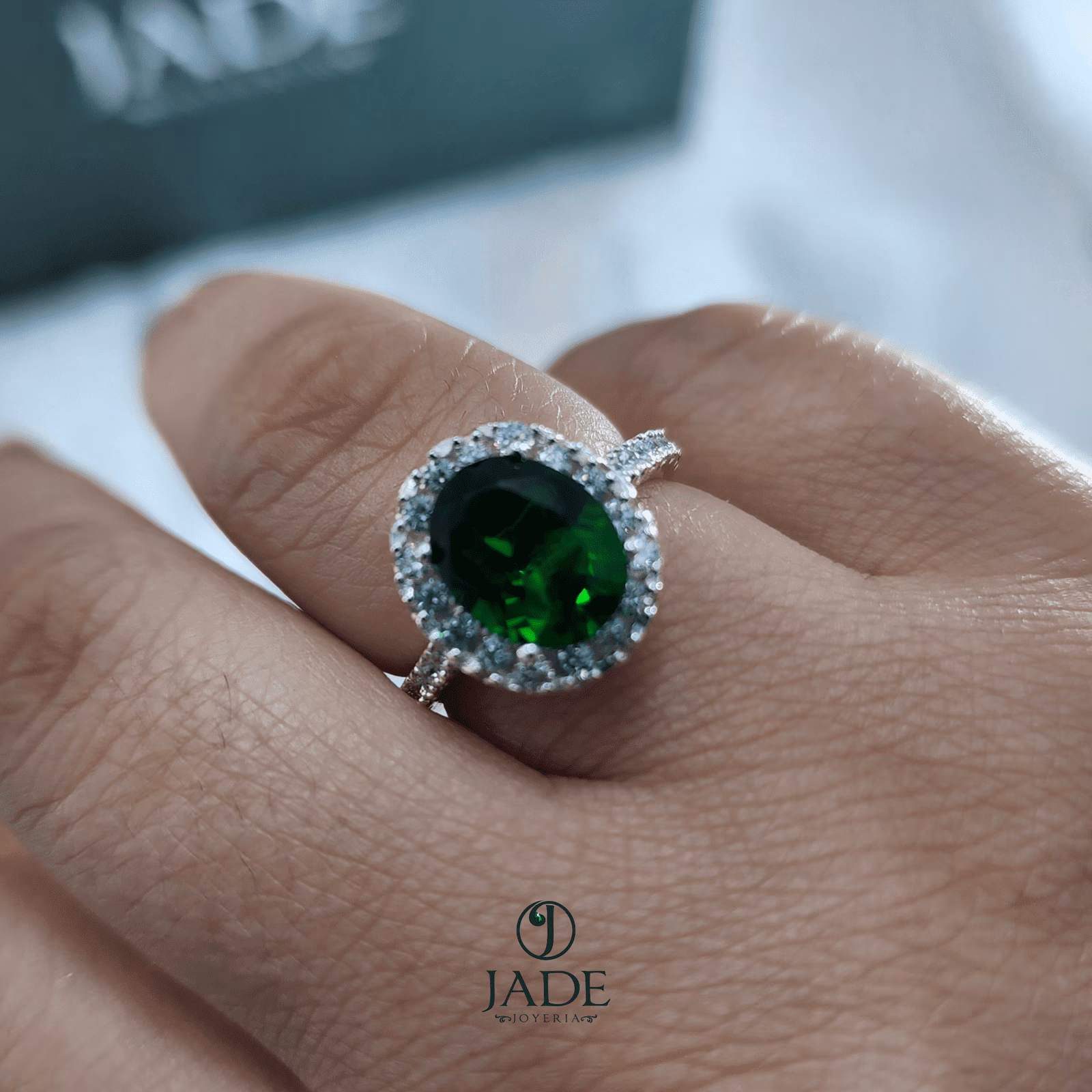 Anillo bienestar y esperanza en plata fina