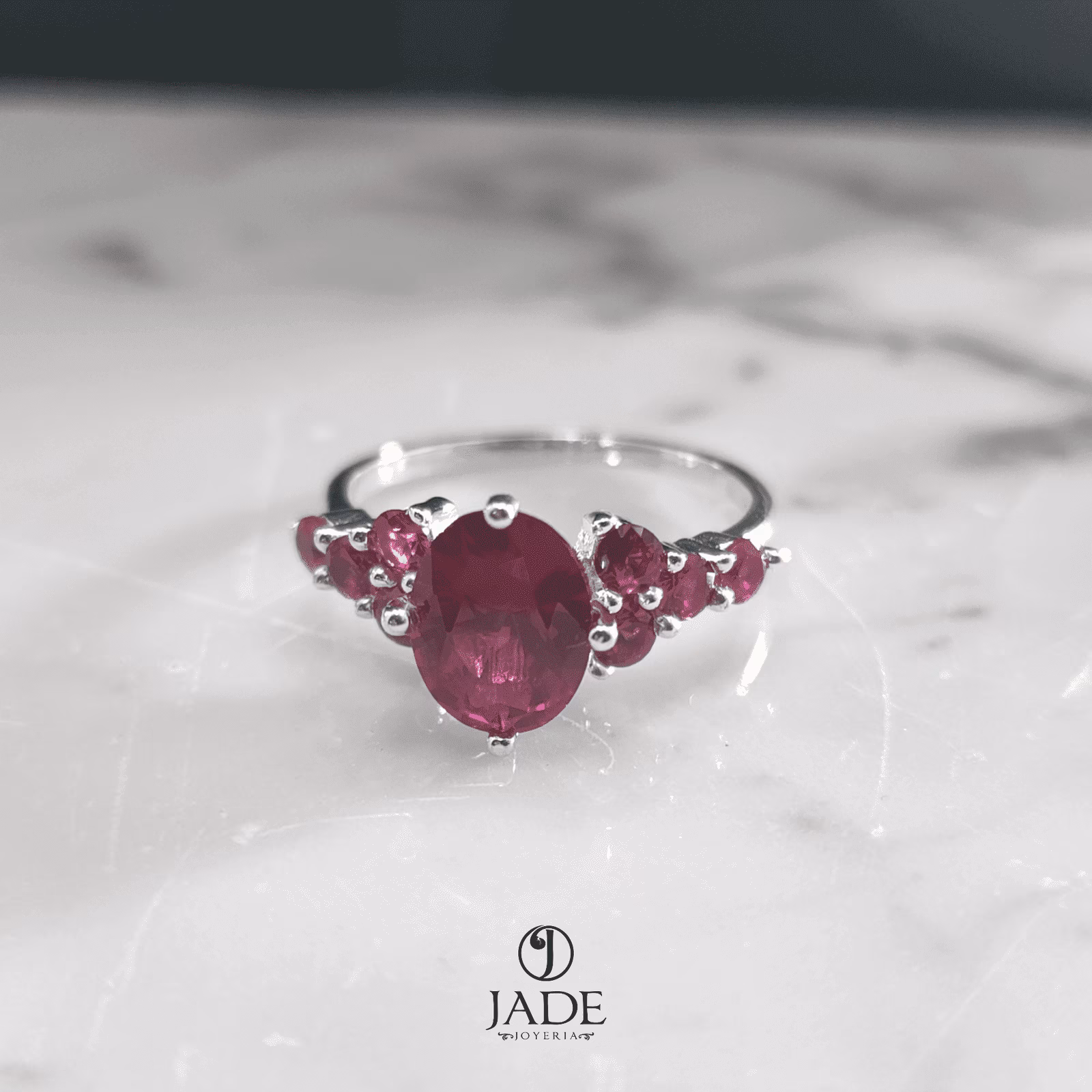 Anillo Bubble en plata fina