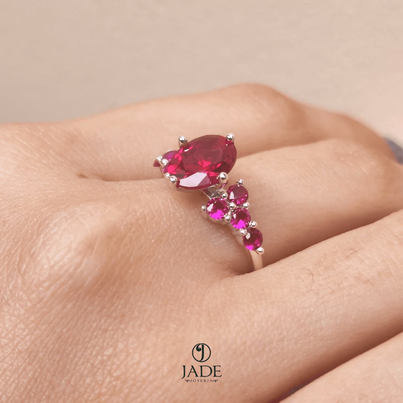 Anillo Bubble en plata fina