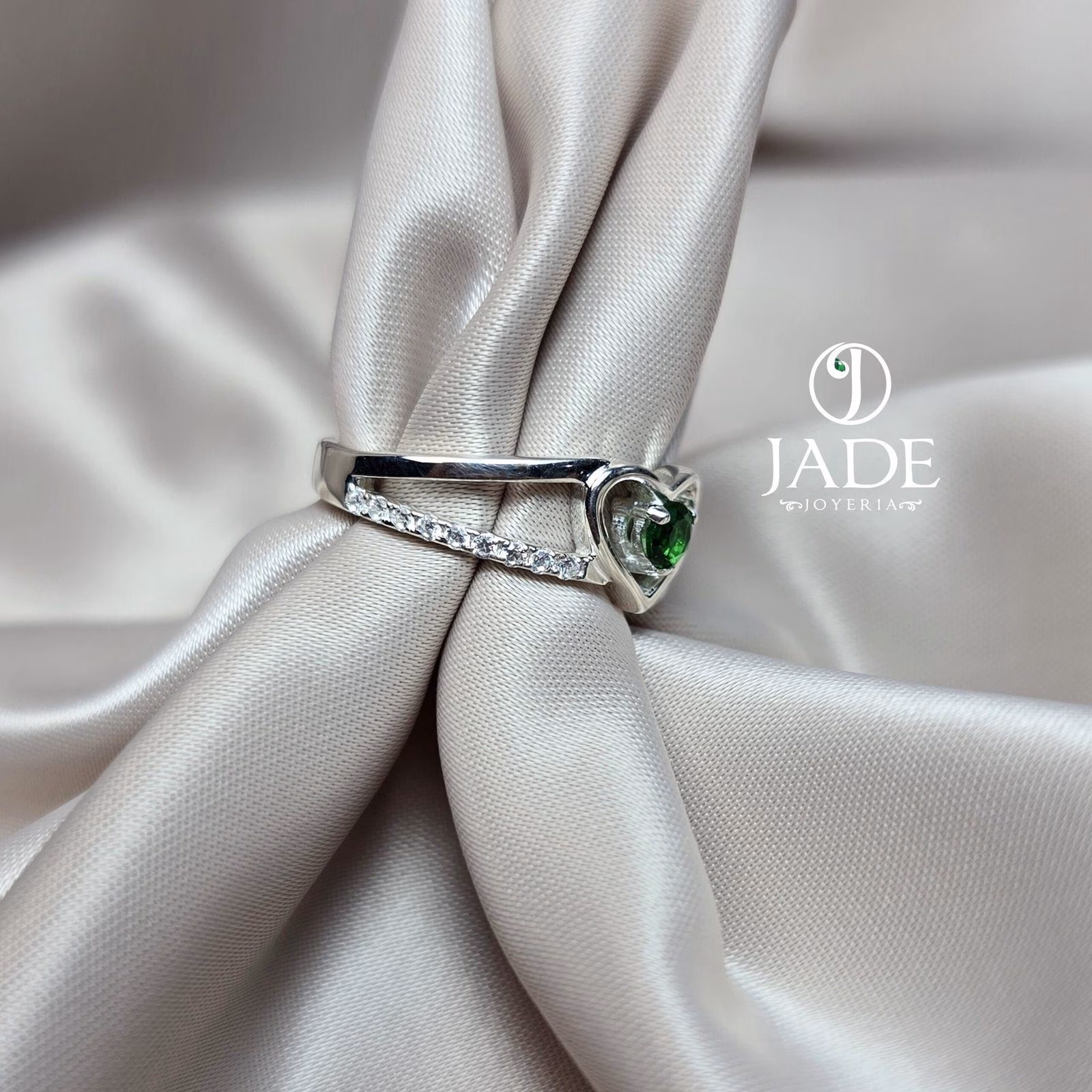 Anillo corazón green