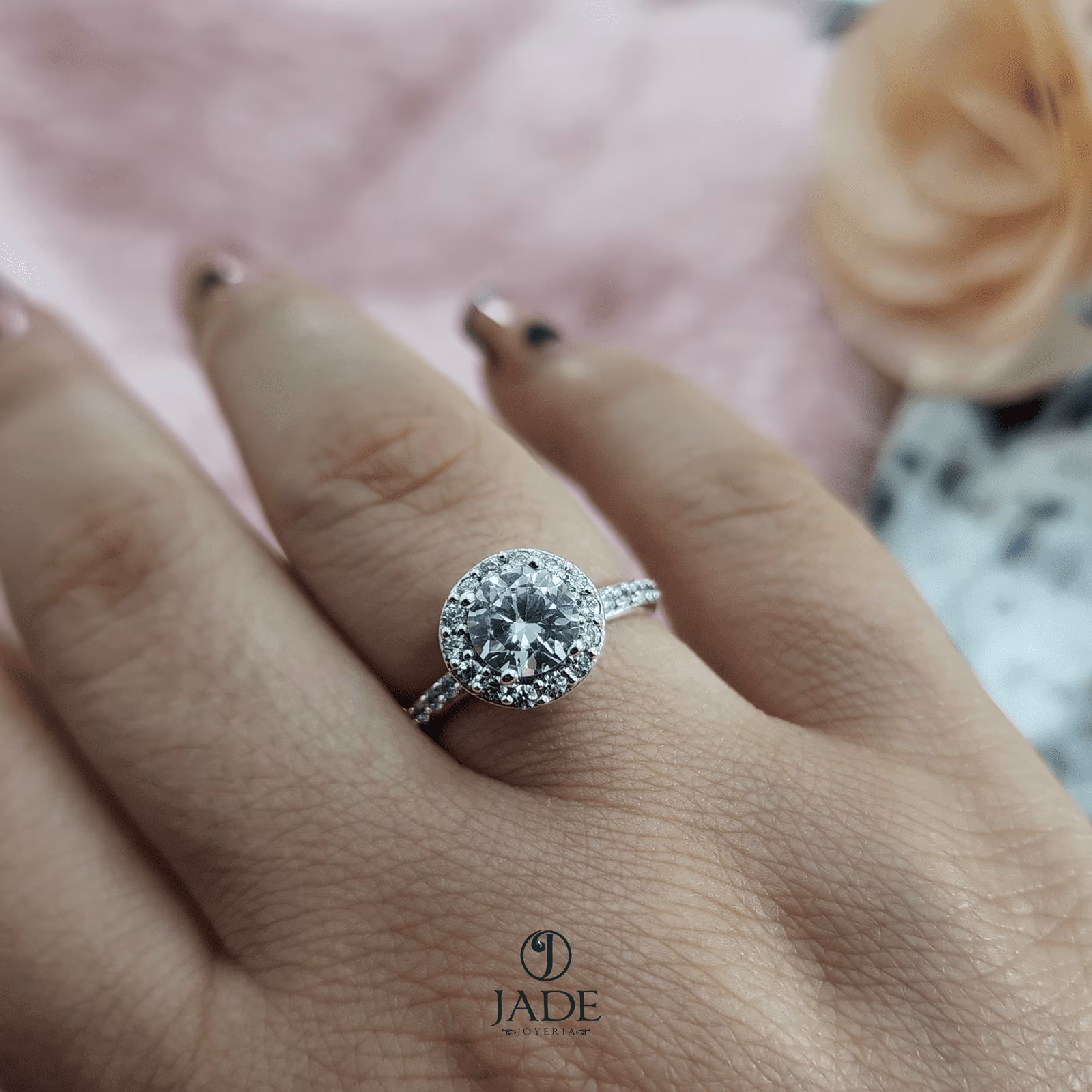 Anillo de Compromiso Plata Ley
