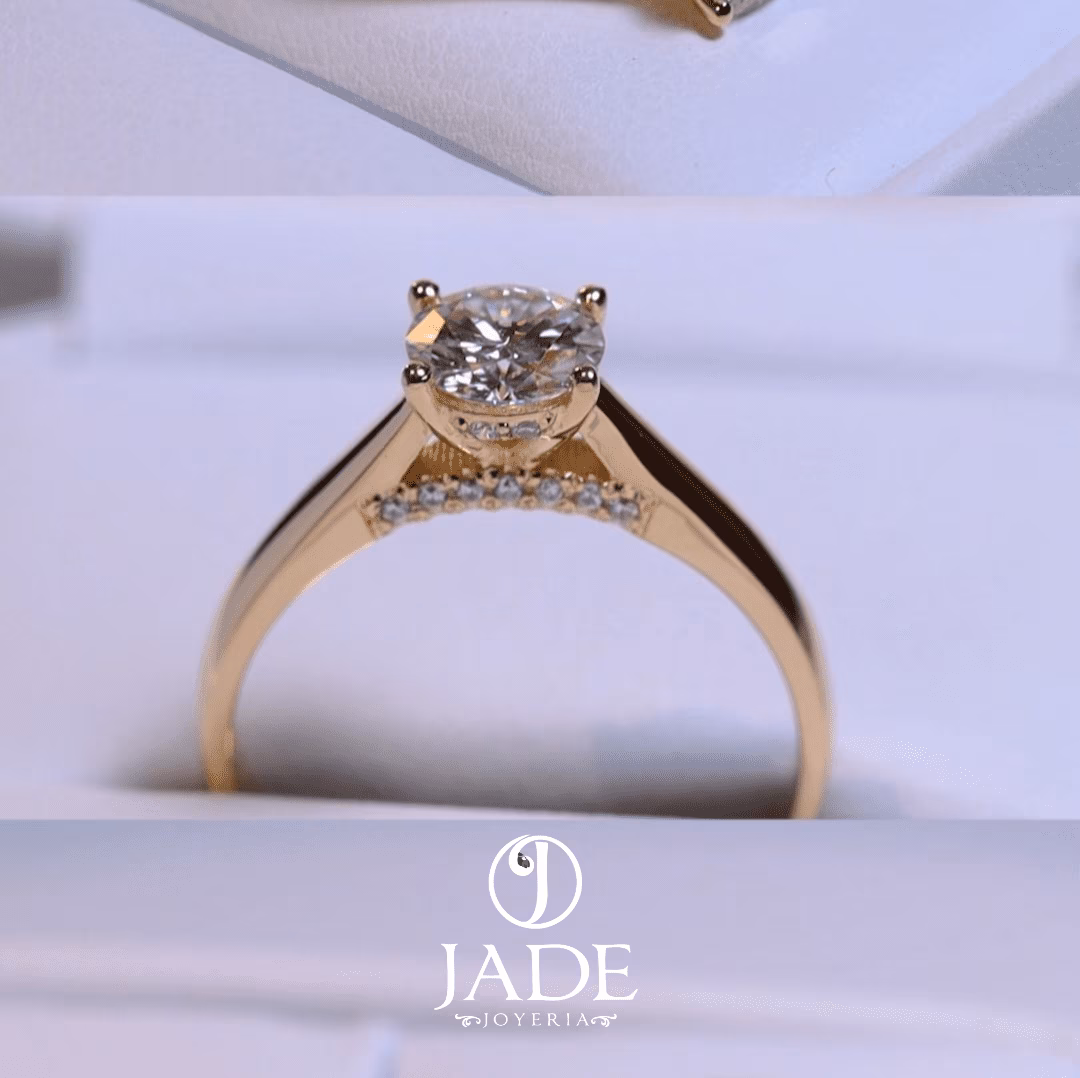 Anillo Malú de compromiso en oro18k