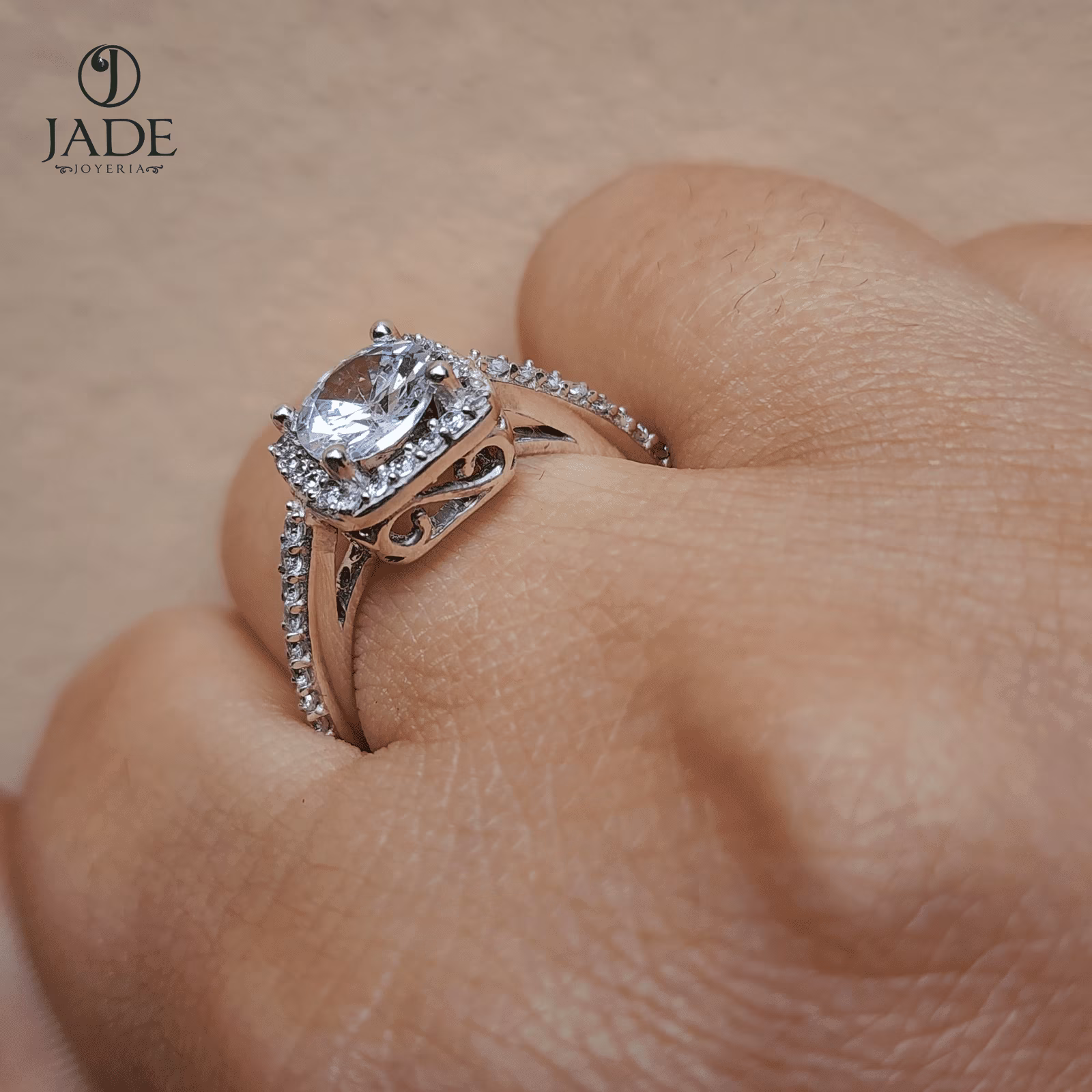 Anillo de Compromiso Plata " Mi Gran Amor "